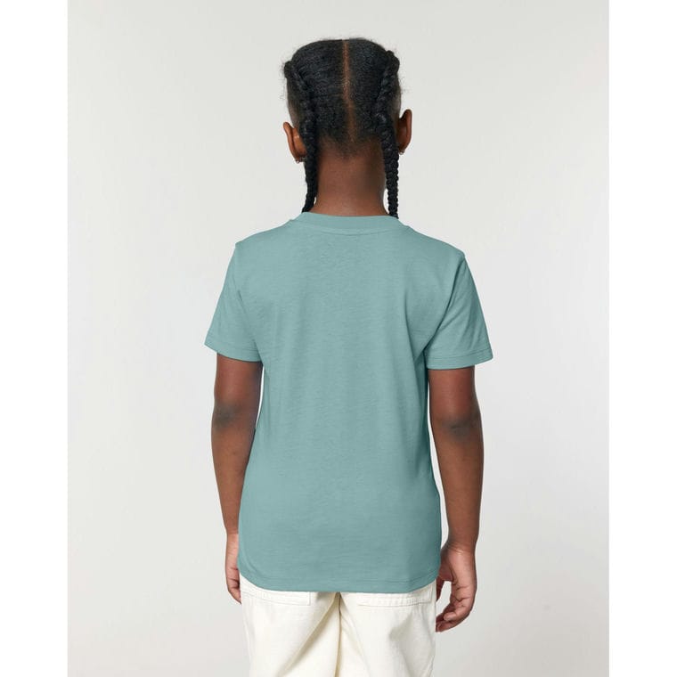 Tricou pentru copii Mini Creator 2.0 Teal Monstera 5 - 6 ani