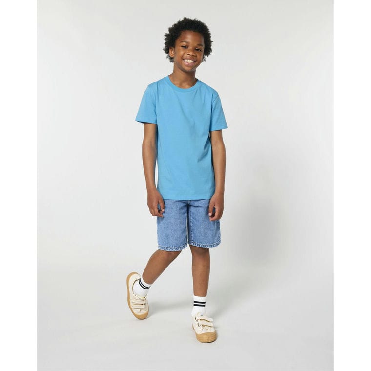 Tricou pentru copii Mini Creator 2.0 Aqua Blue 5 - 6 ani