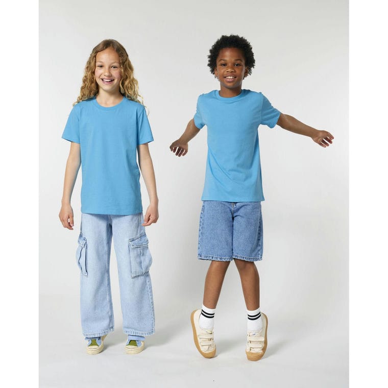 Tricou pentru copii Mini Creator 2.0 Aqua Blue 5 - 6 ani