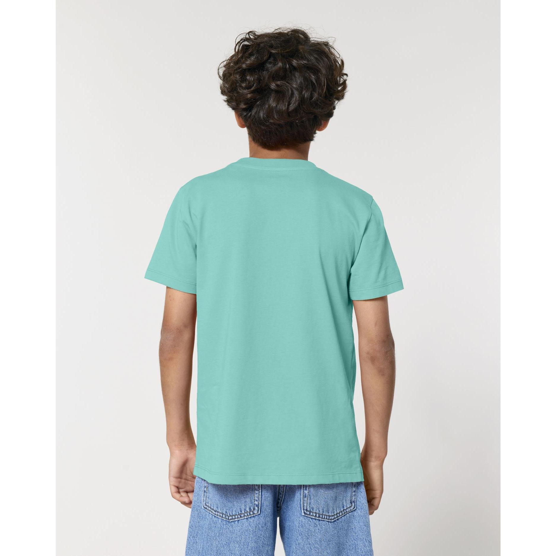 Tricou pentru copii Mini Creator 2.0 Pool Blue 5 - 6 ani