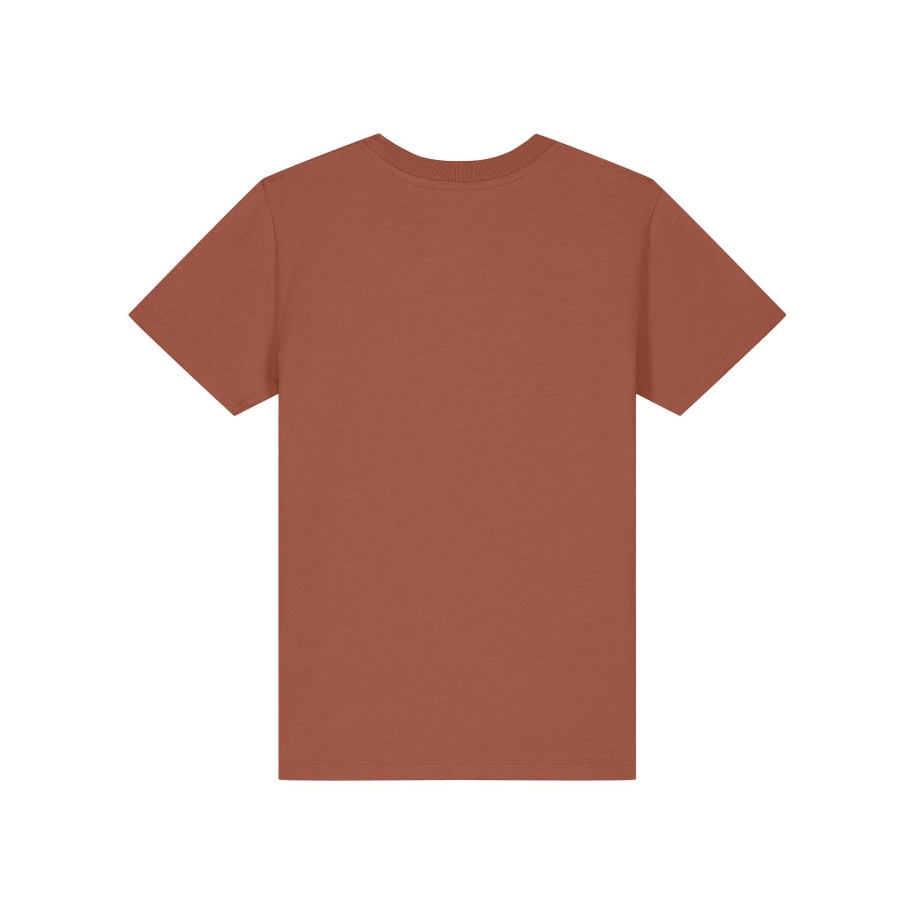 Tricou pentru copii Mini Creator 2.0 Heritage Brown 7 - 8 ani