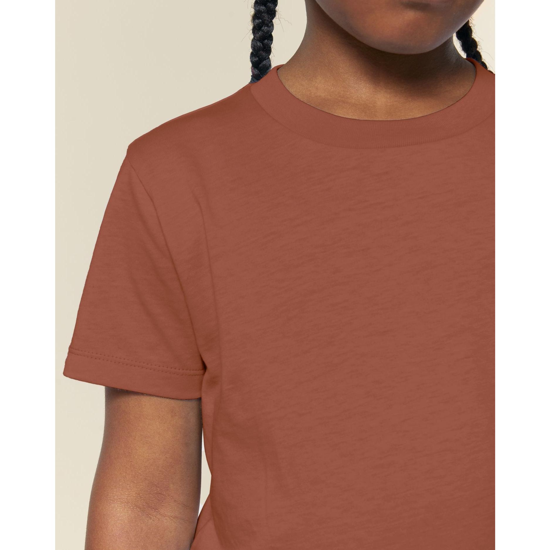 Tricou pentru copii Mini Creator 2.0 Heritage Brown 7 - 8 ani