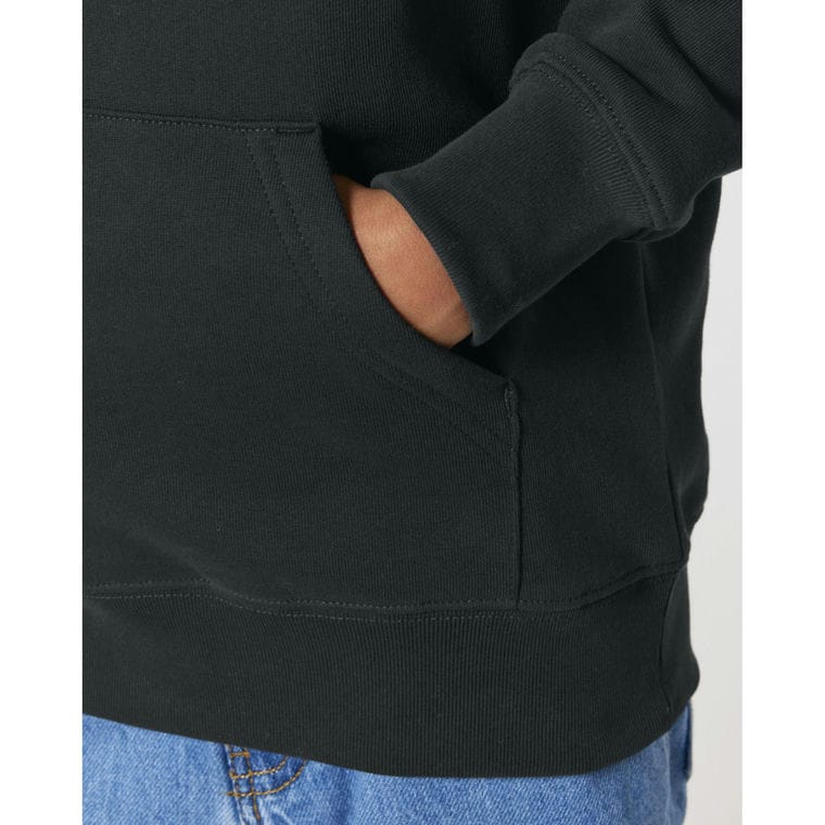 Hanorac cu glugă pentru copii Mini Cruiser 2.0 Black 12 - 14 ani