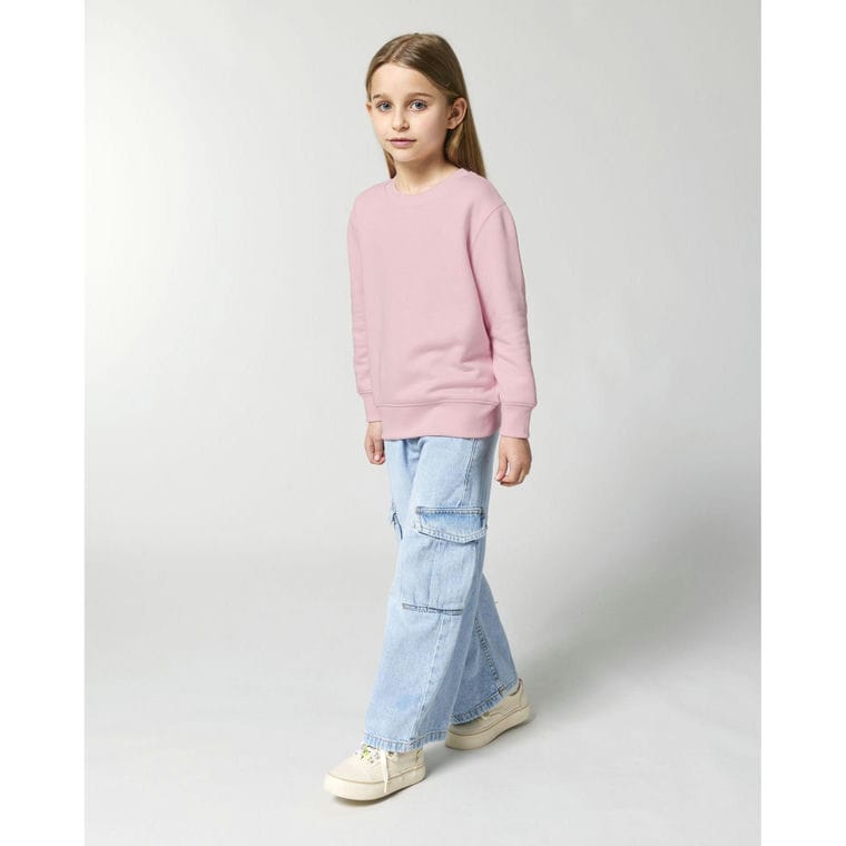 Bluză cu guler rotund pentru copii Mini Changer 2.0 Cotton Pink 5 - 6 ani