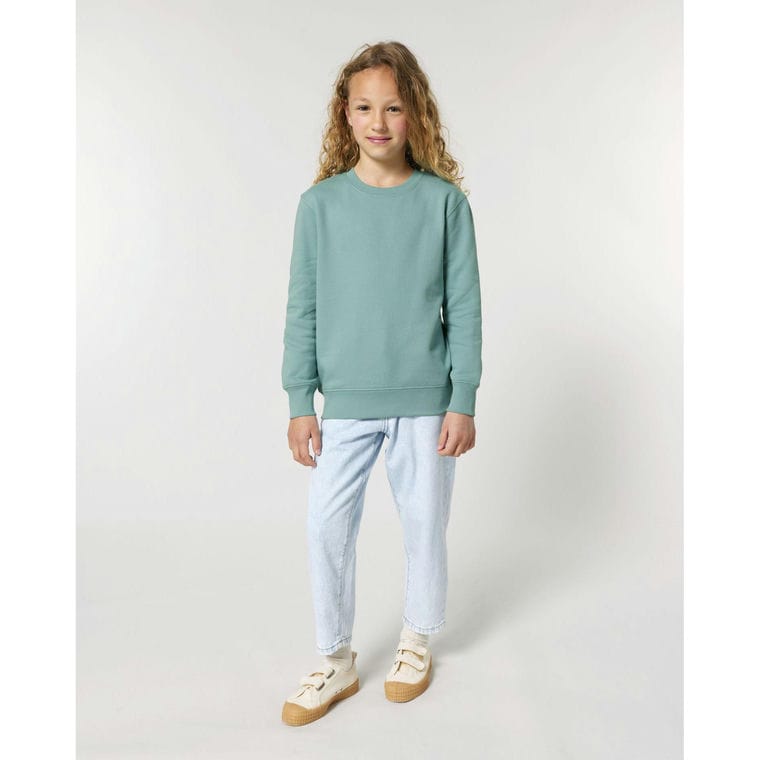 Bluză cu guler rotund pentru copii Mini Changer 2.0 Teal Monstera 3 - 4 ani