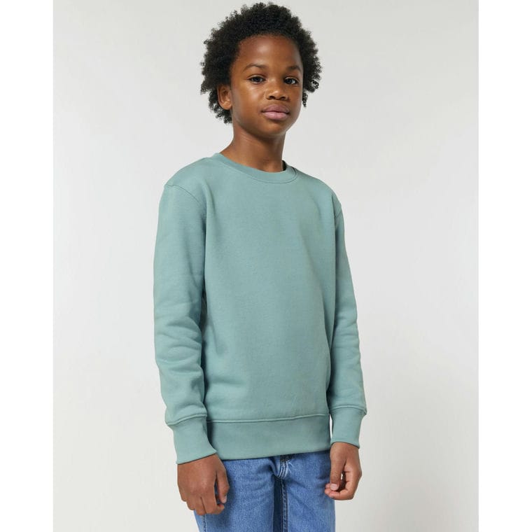 Bluză cu guler rotund pentru copii Mini Changer 2.0 Teal Monstera 3 - 4 ani