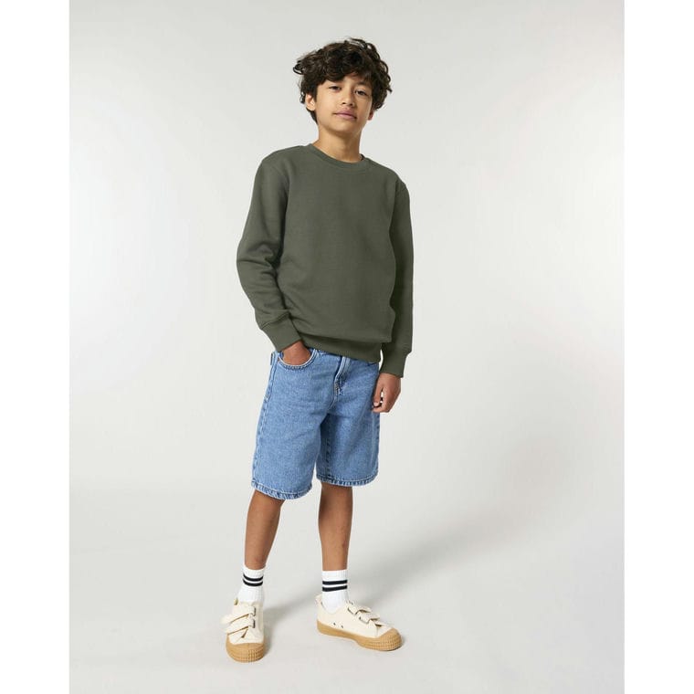 Bluză cu guler rotund pentru copii Mini Changer 2.0 Khaki 9 - 11 ani