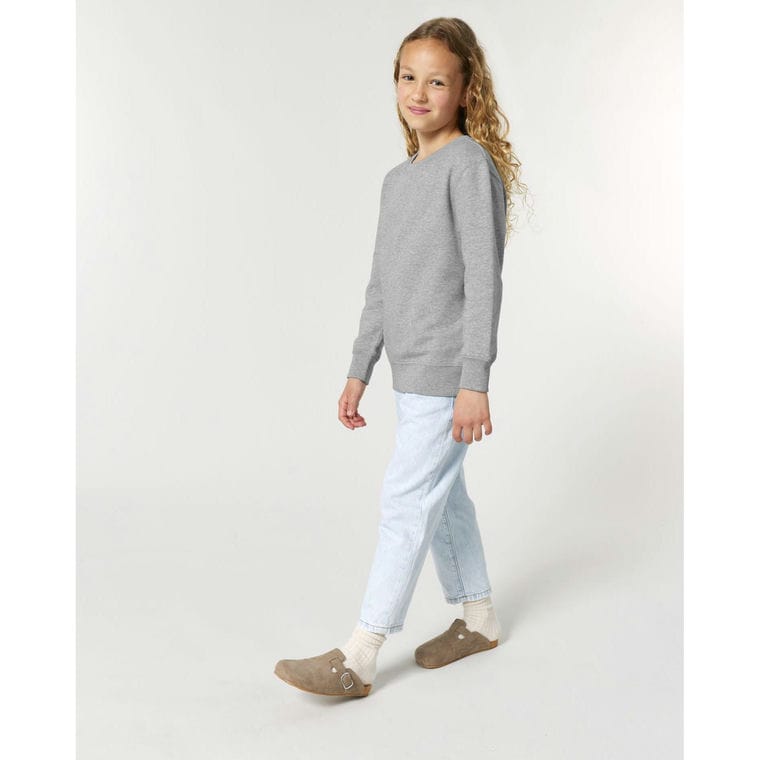 Bluză cu guler rotund pentru copii Mini Changer 2.0 Heather Grey 12 - 14 ani