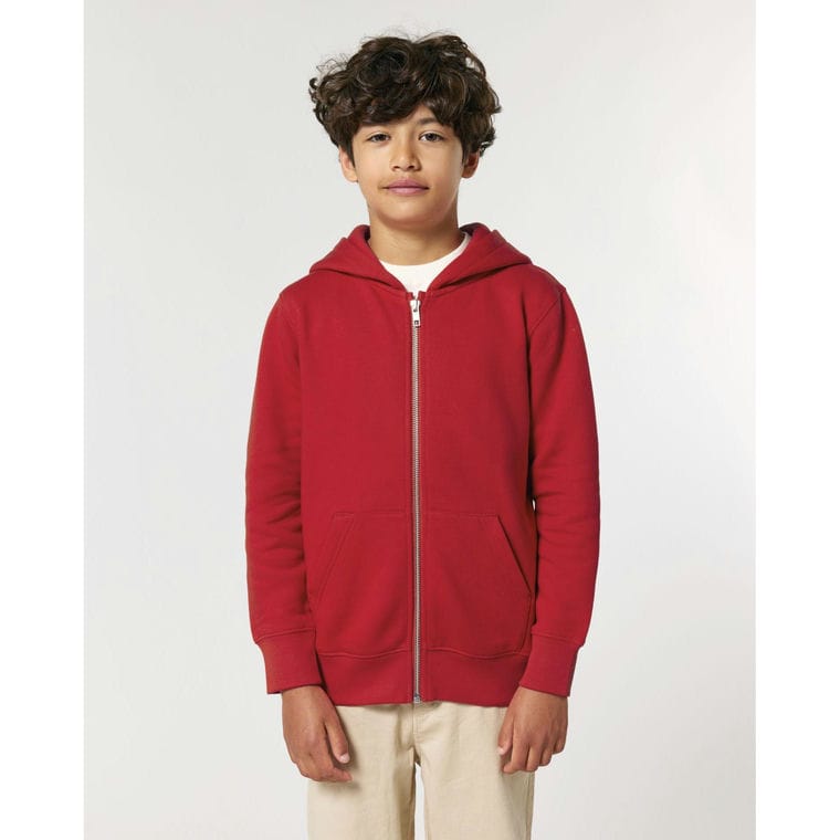 Hanorac cu fermoar pentru copii Mini Cultivator 2.0 Red 7 - 8 ani