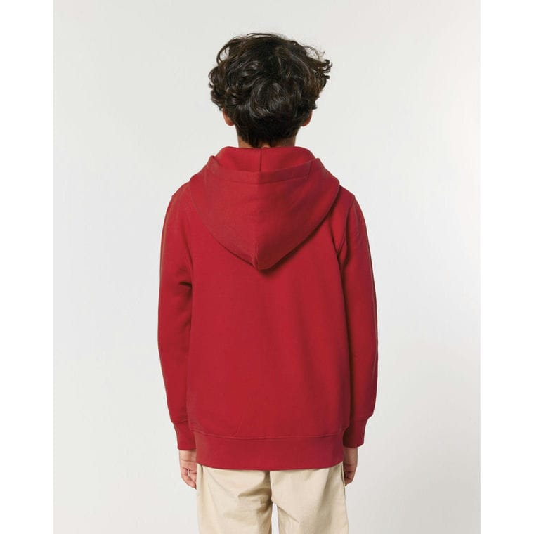 Hanorac cu fermoar pentru copii Mini Cultivator 2.0 Red 7 - 8 ani