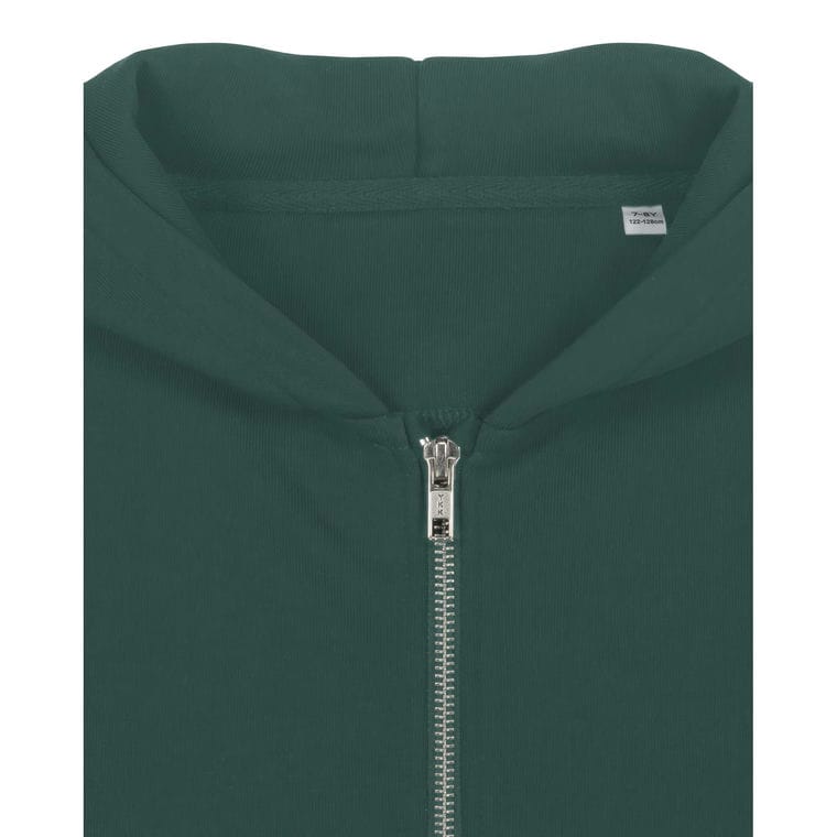 Hanorac cu fermoar pentru copii Mini Cultivator 2.0 Glazed Green 12 - 14 ani