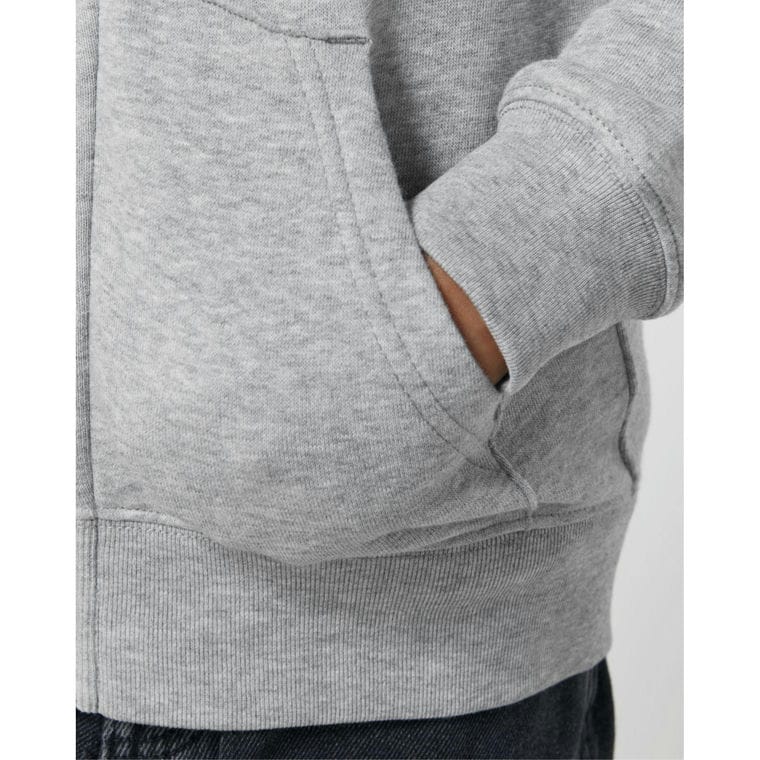 Hanorac cu fermoar pentru copii Mini Cultivator 2.0 Heather Grey 5 - 6 ani