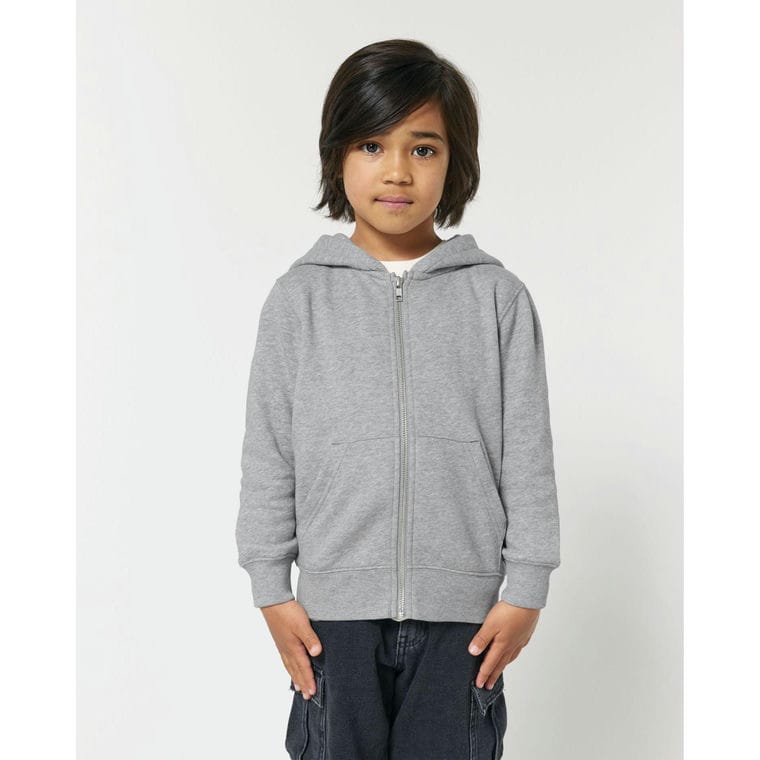 Hanorac cu fermoar pentru copii Mini Cultivator 2.0 Heather Grey 5 - 6 ani