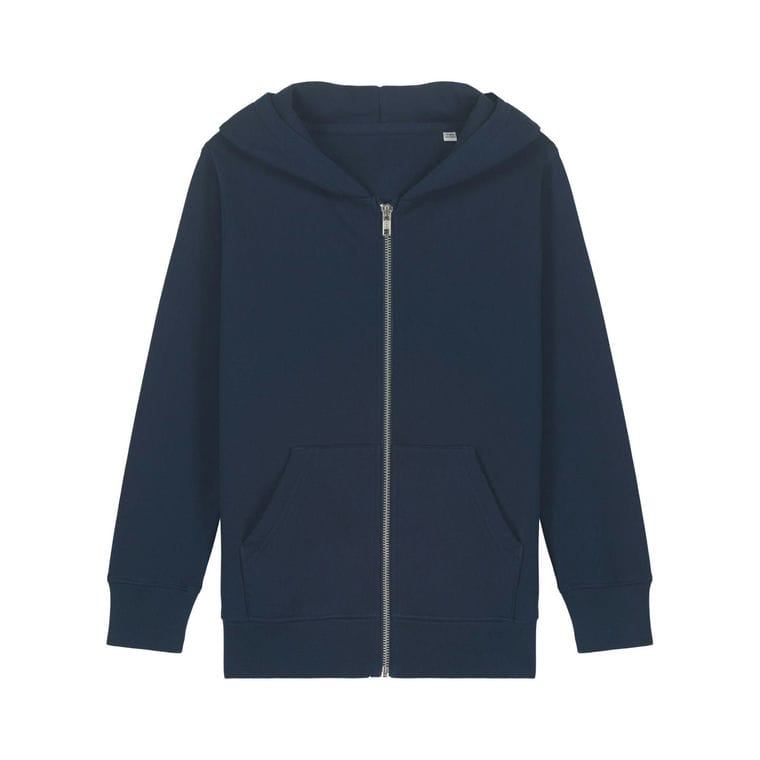 Hanorac cu fermoar pentru copii Mini Cultivator 2.0 French Navy 5 - 6 ani