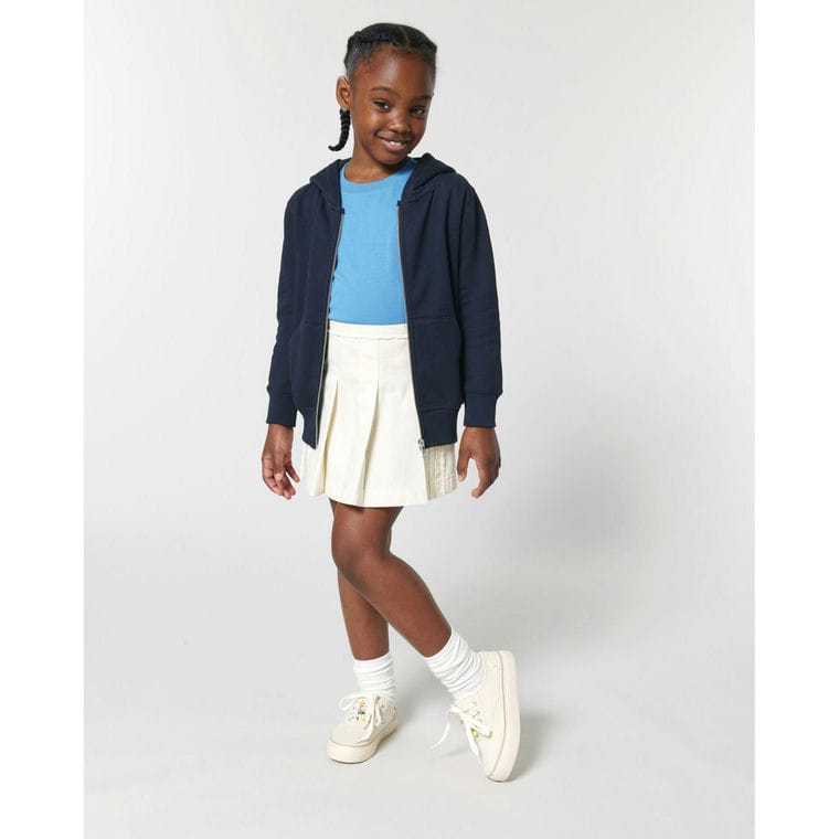 Hanorac cu fermoar pentru copii Mini Cultivator 2.0 French Navy 5 - 6 ani