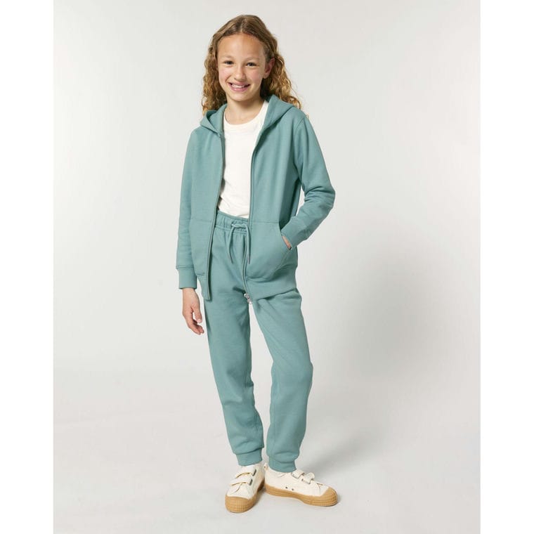 Pantaloni pentru copii Mini Mover 2.0 Teal Monstera 9 - 11 ani