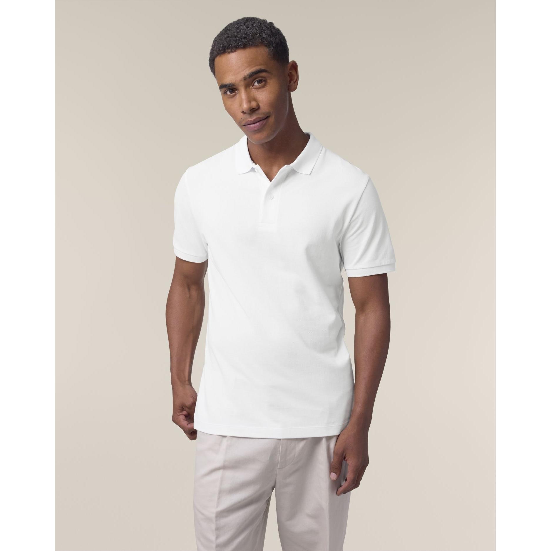 Tricou polo pentru bărbați Stanley Coaster White L