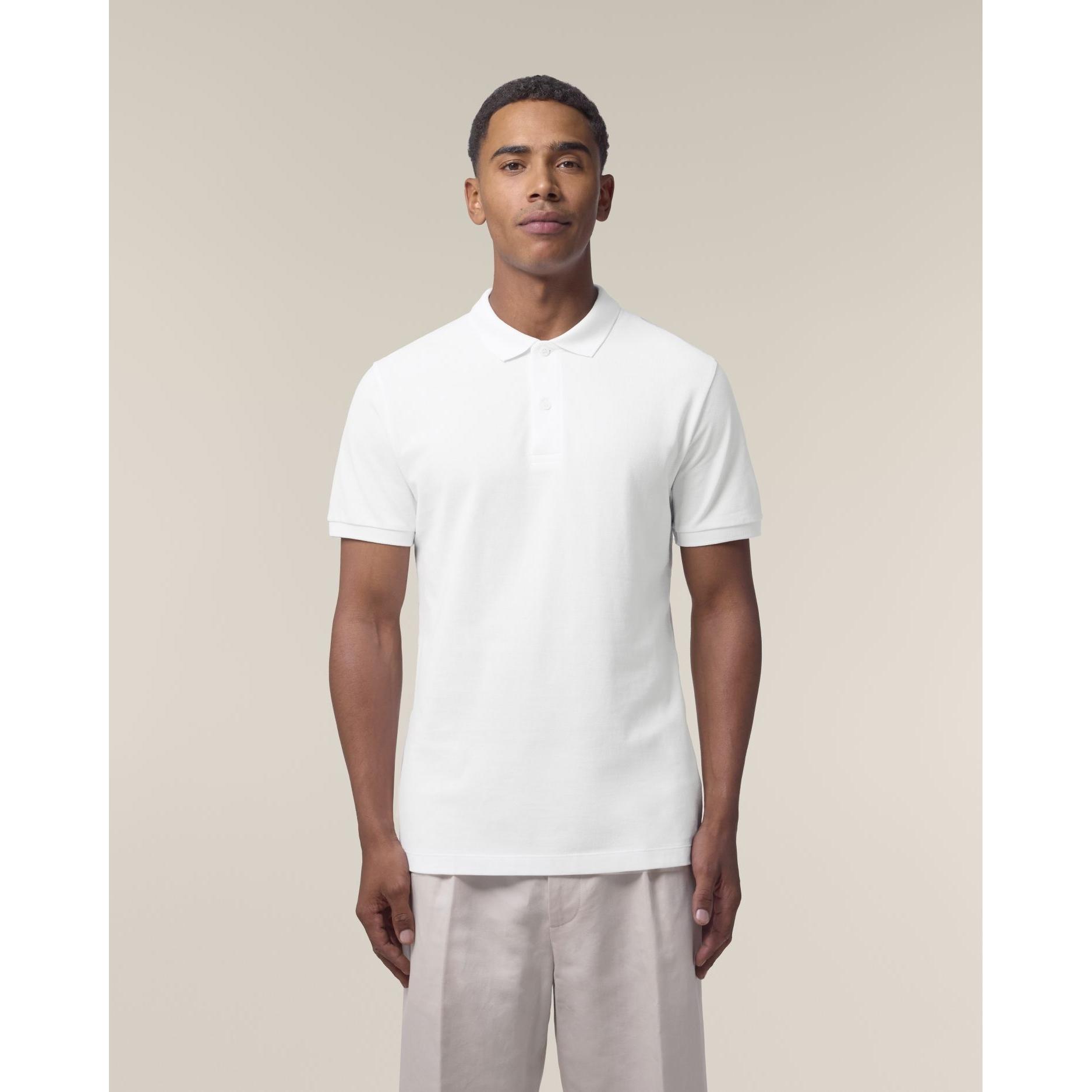 Tricou polo pentru bărbați Stanley Coaster White L