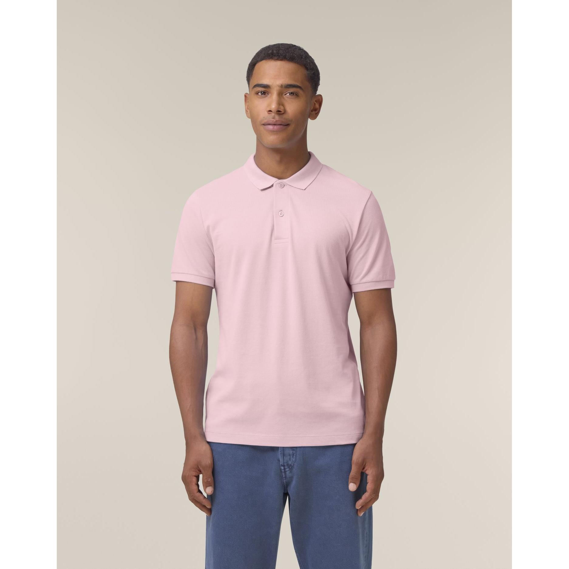 Tricou polo pentru bărbați Stanley Coaster Cotton Pink L