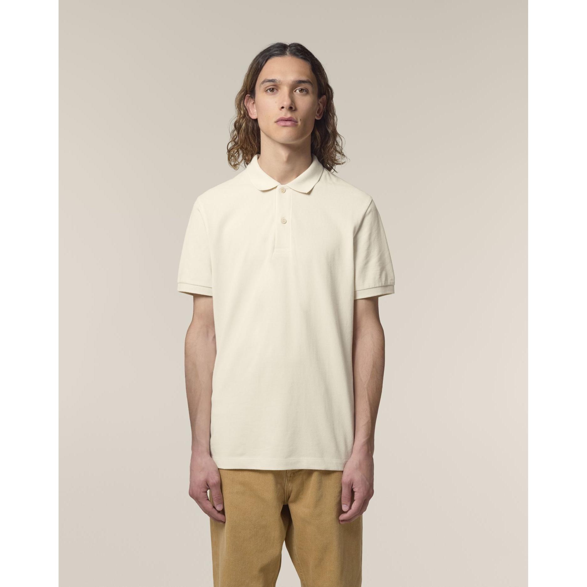 Tricou polo pentru bărbați Stanley Coaster Natural Raw L