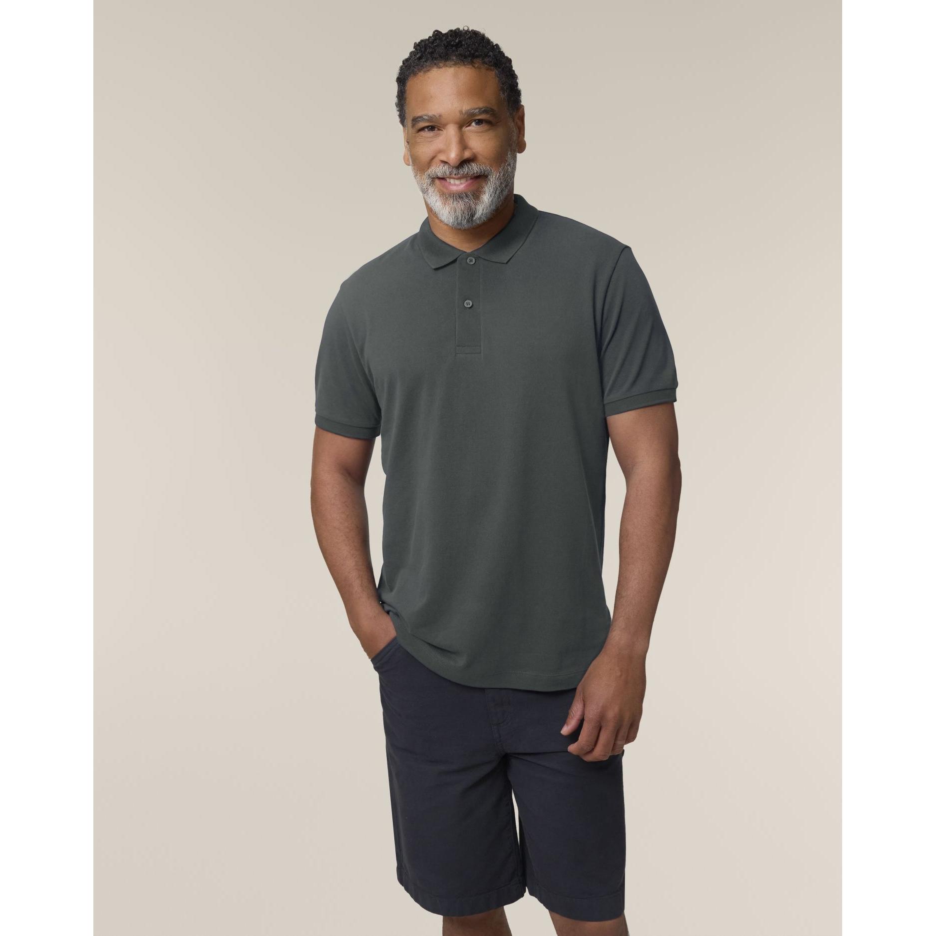 Tricou polo pentru bărbați Stanley Coaster Anthracite XL