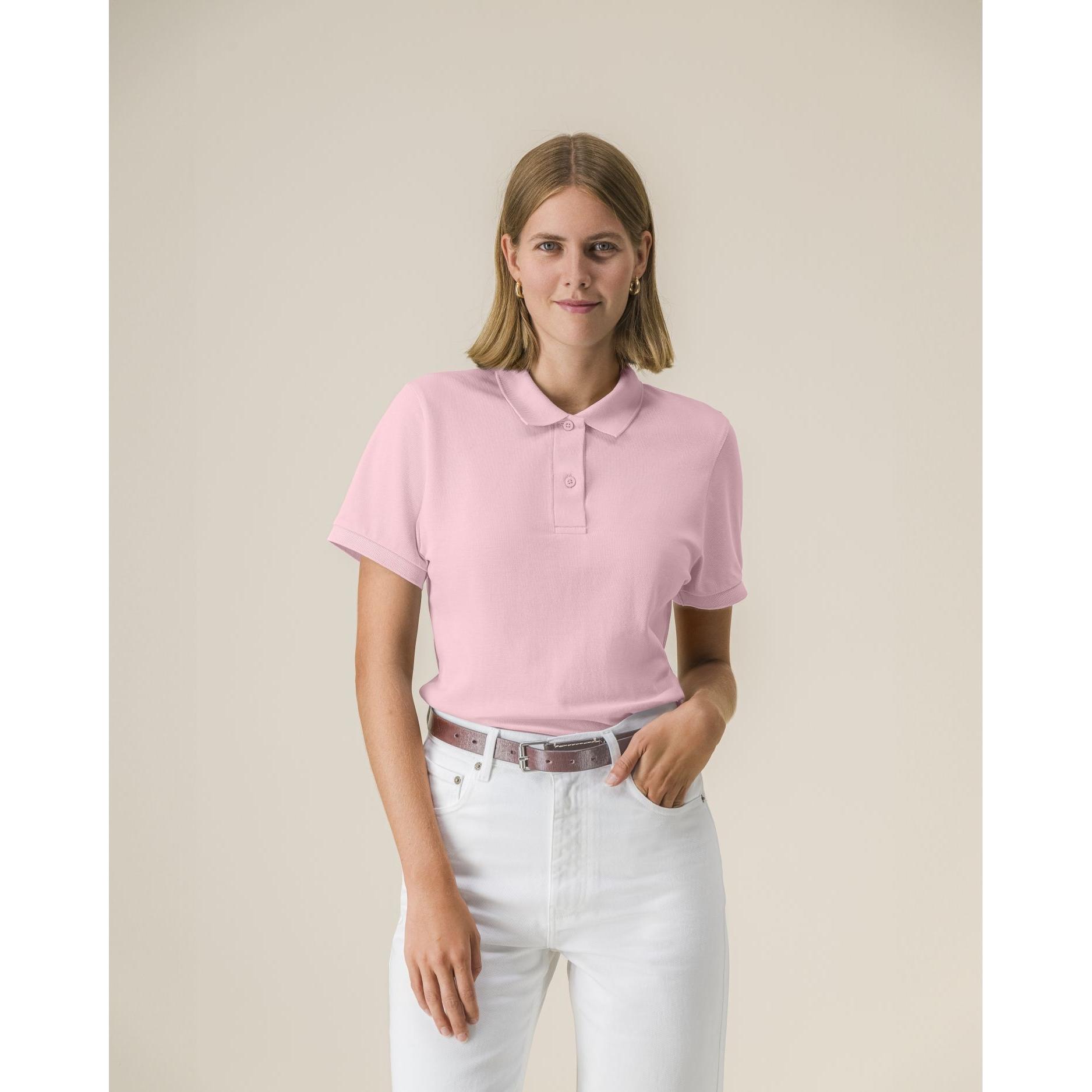 Tricou polo pentru femei Stella Coaster Cotton Pink S
