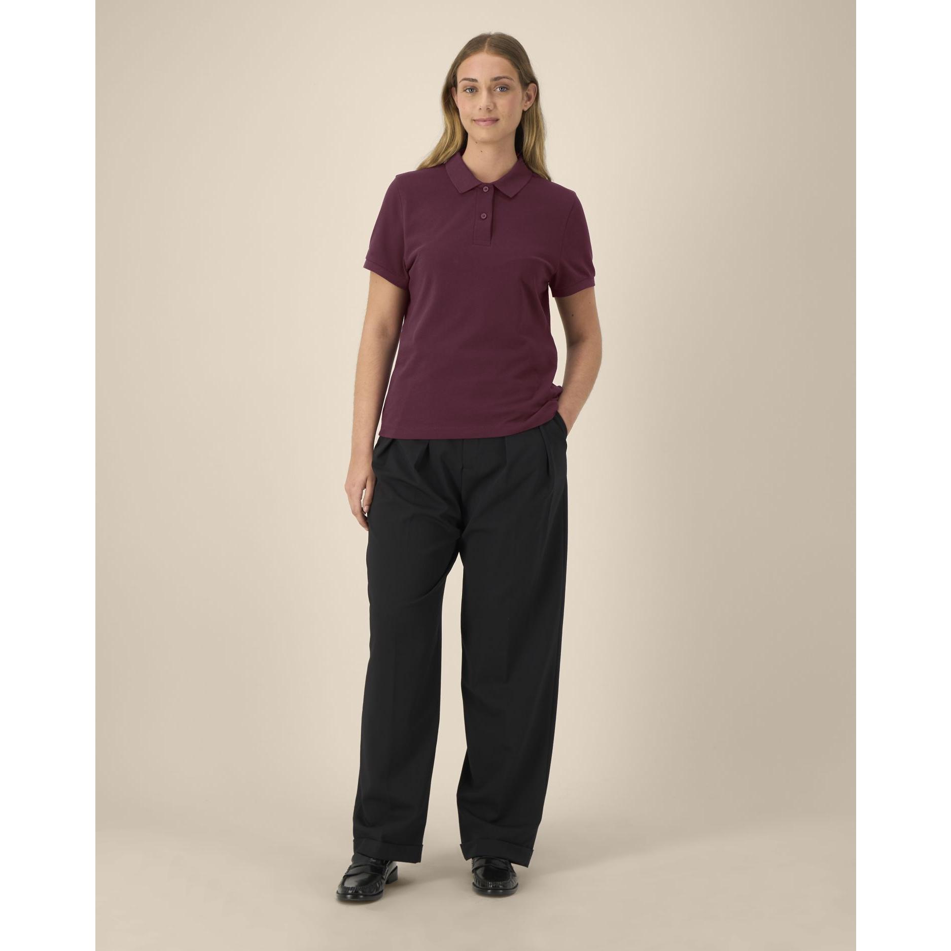 Tricou polo pentru femei Stella Coaster Deep Plum M