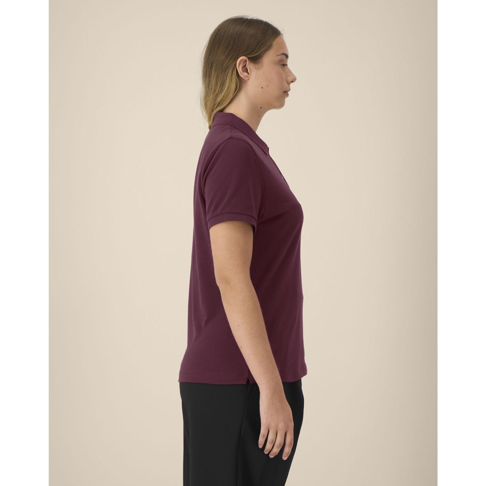 Tricou polo pentru femei Stella Coaster Deep Plum M