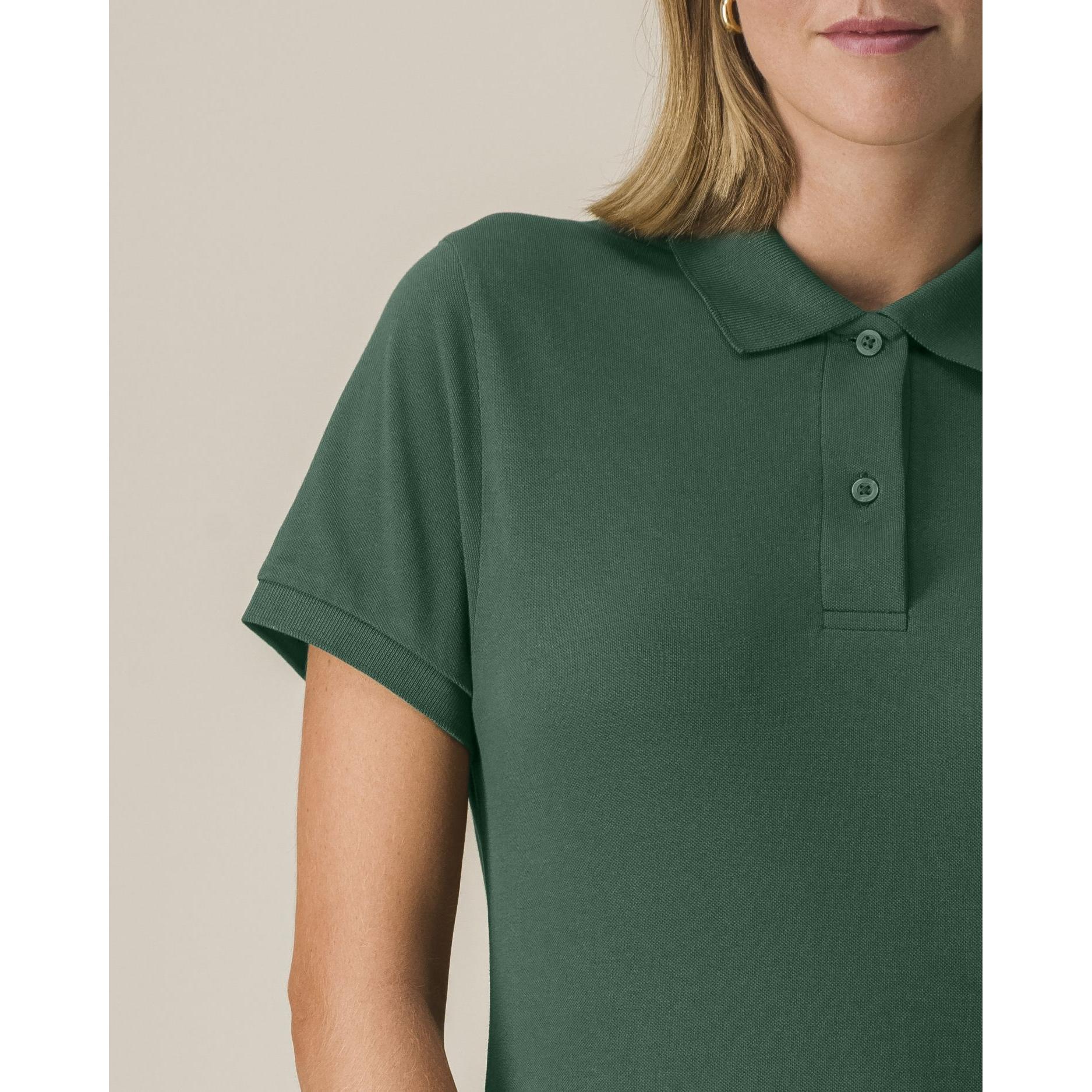 Tricou polo pentru femei Stella Coaster Bottle Green L