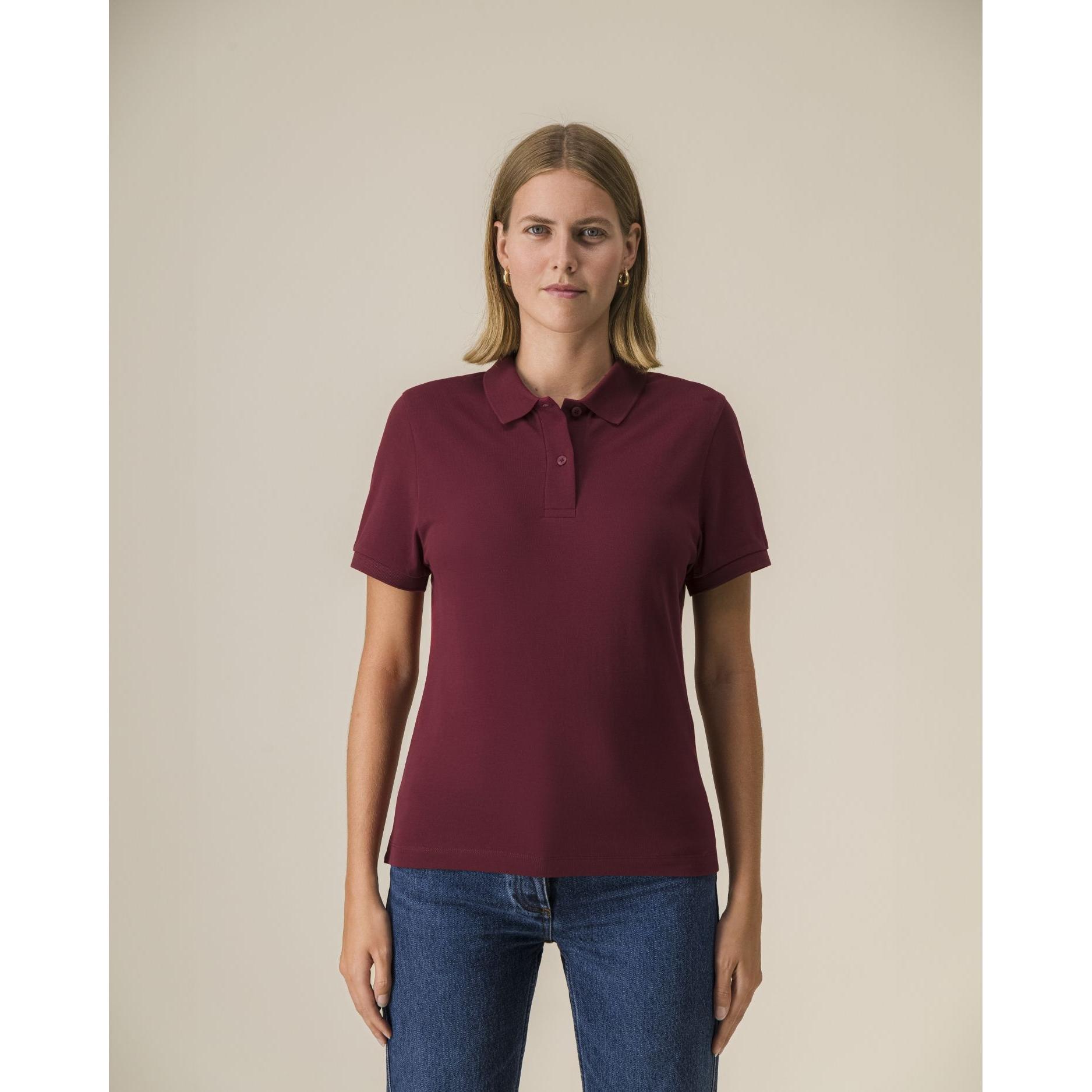 Tricou polo pentru femei Stella Coaster Burgundy L