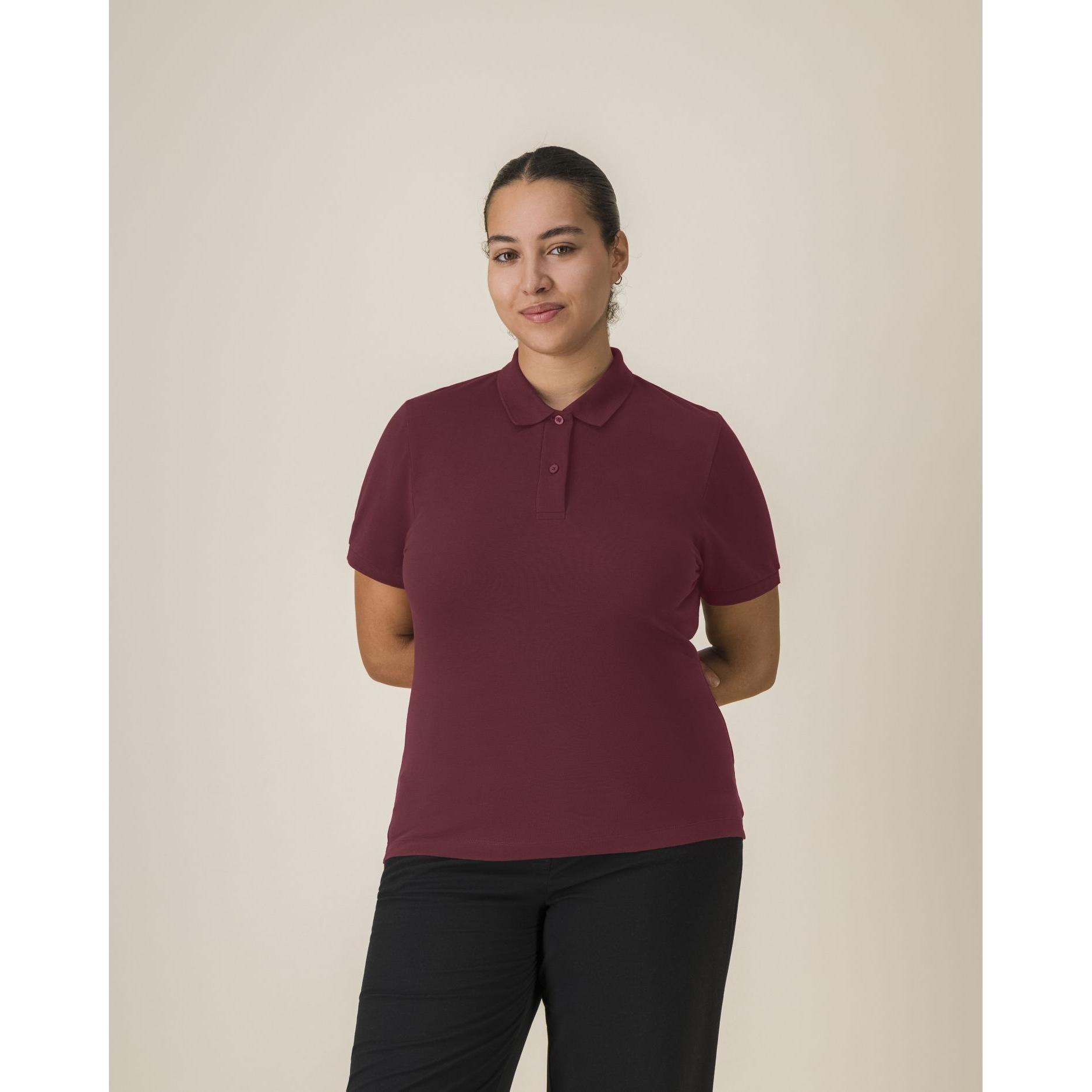 Tricou polo pentru femei Stella Coaster Burgundy L