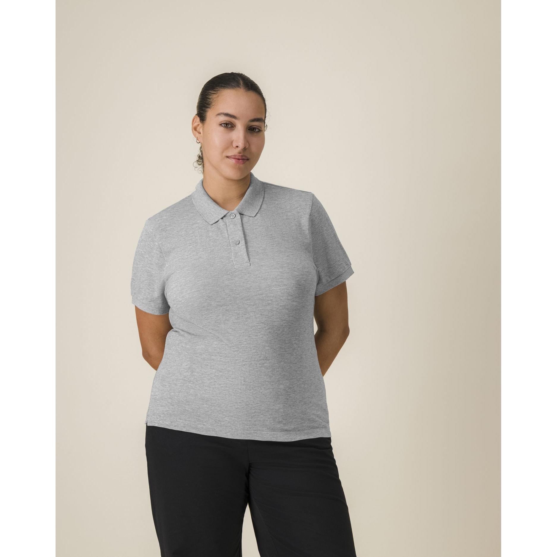 Tricou polo pentru femei Stella Coaster Heather Grey L