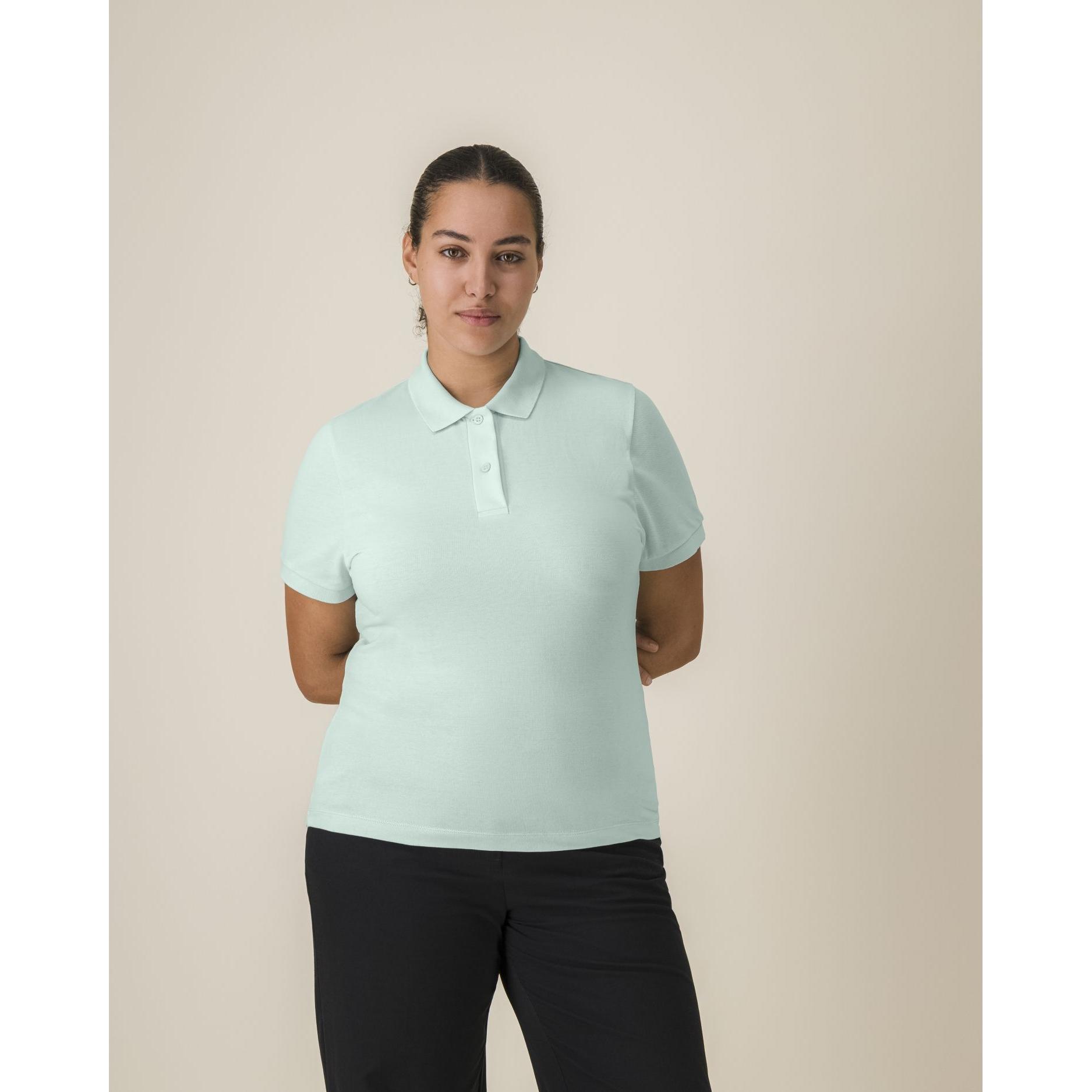 Tricou polo pentru femei Stella Coaster Caribbean Blue L