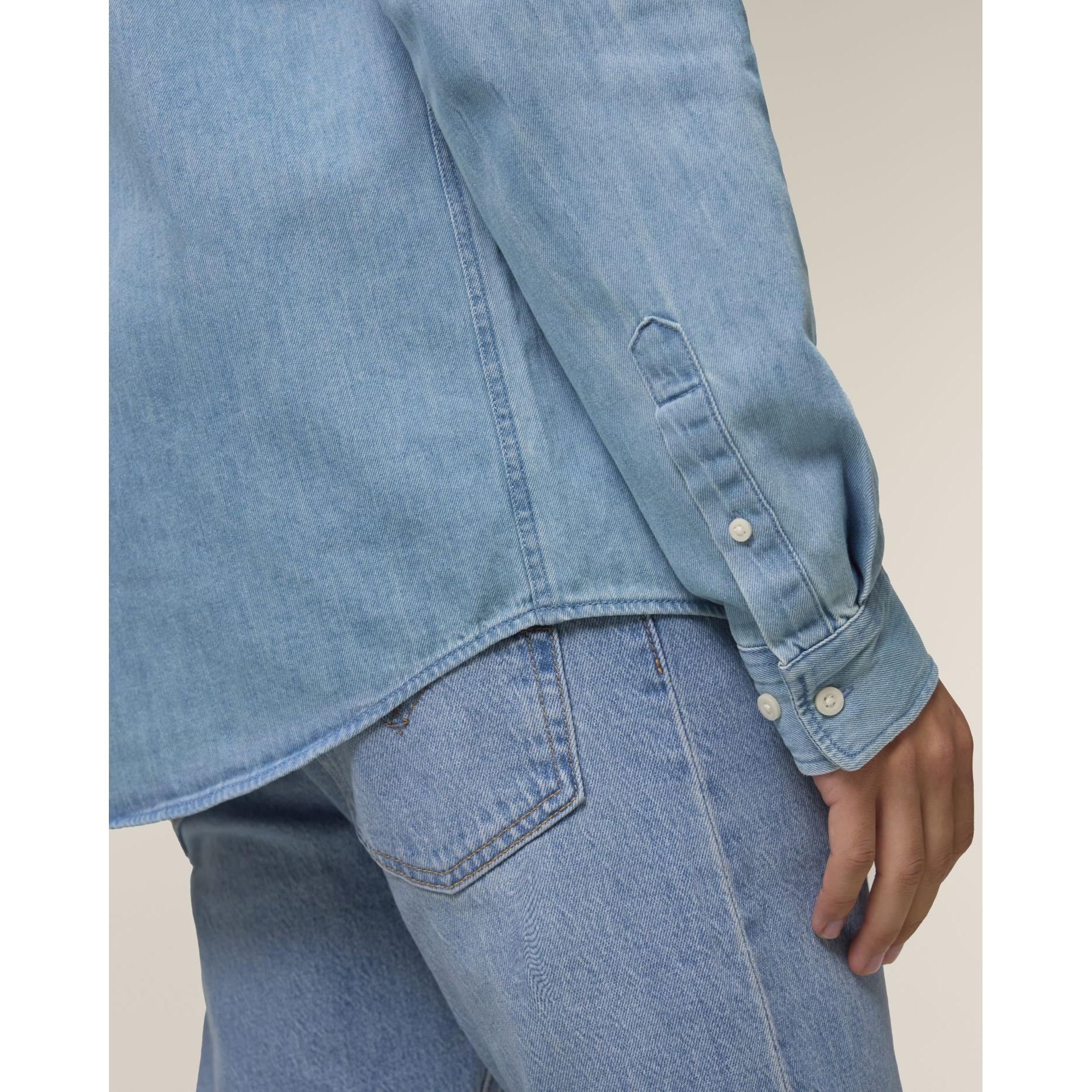 Cămașă pentru bărbați Stanley Denim Light Wash L