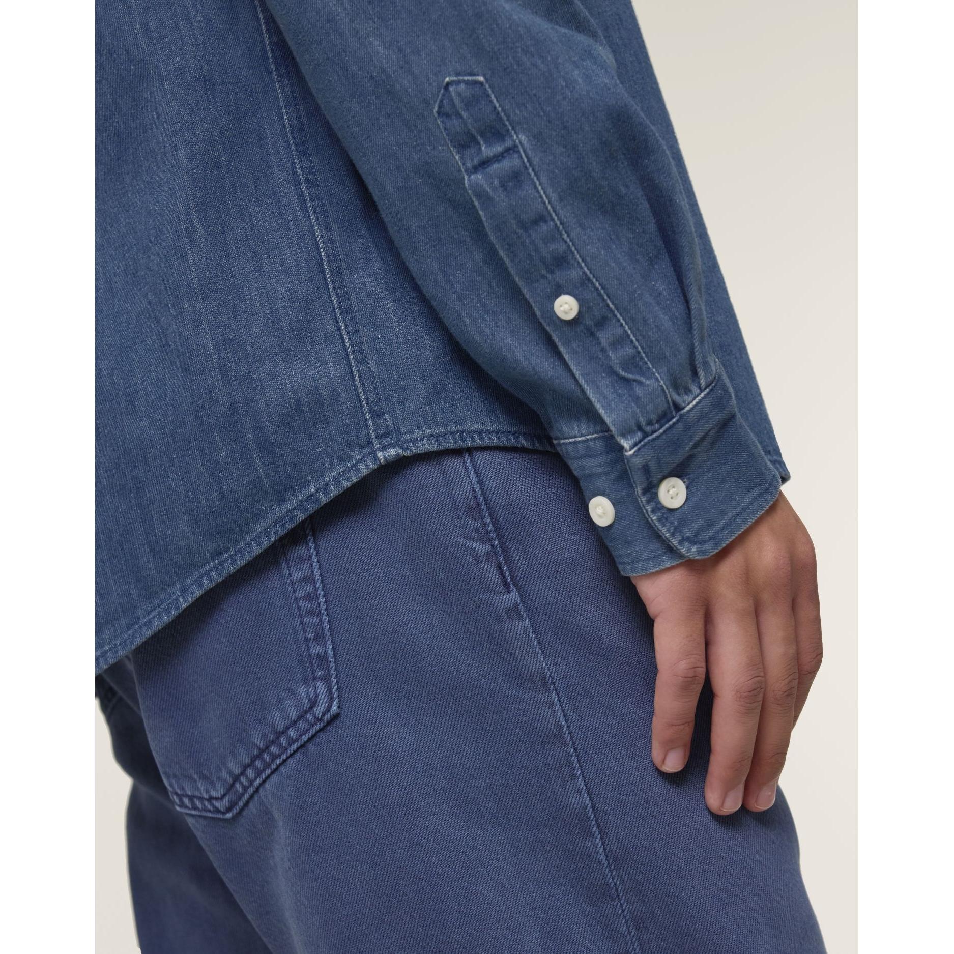 Cămașă pentru bărbați Stanley Denim Mid Wash L