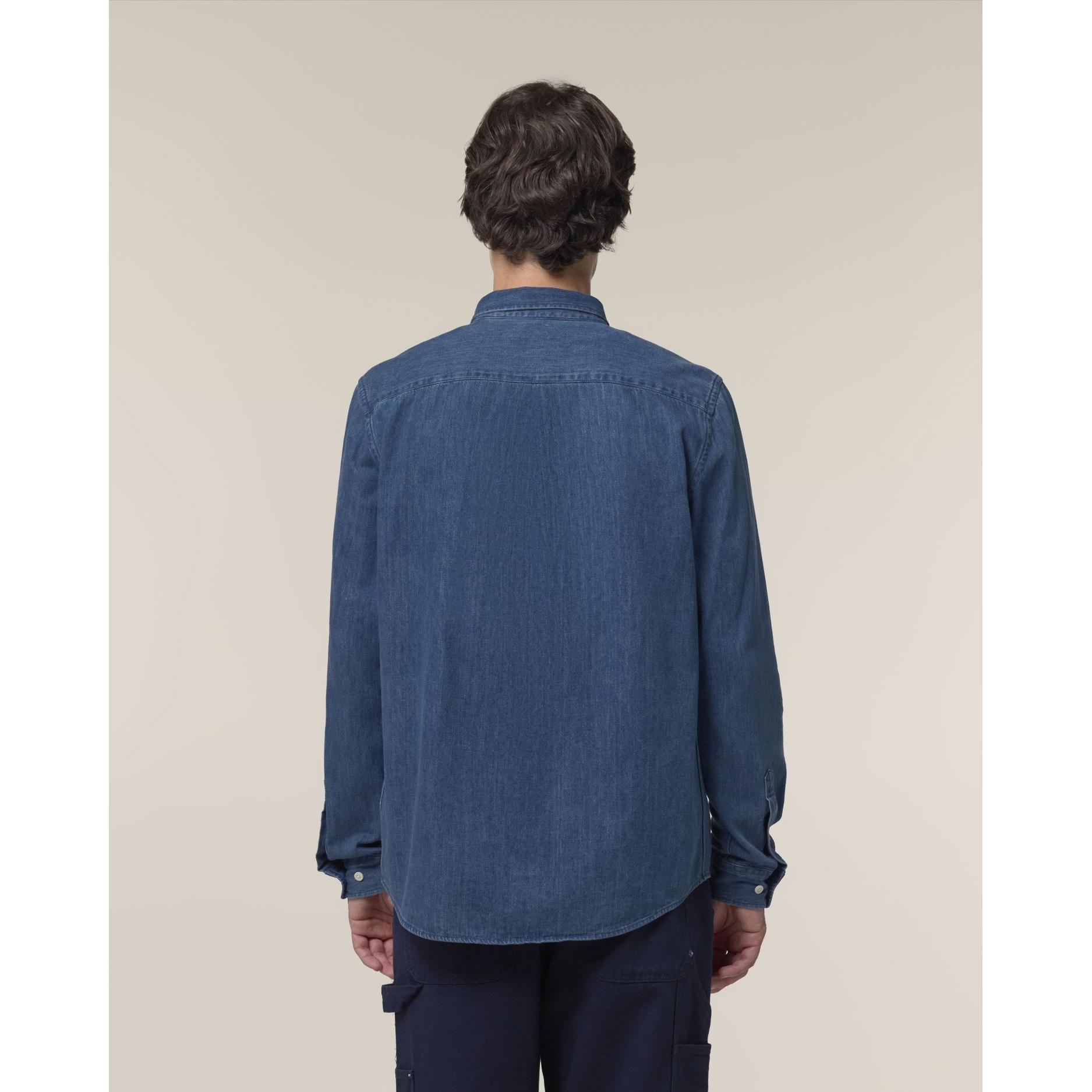 Cămașă pentru bărbați Stanley Denim Mid Wash L