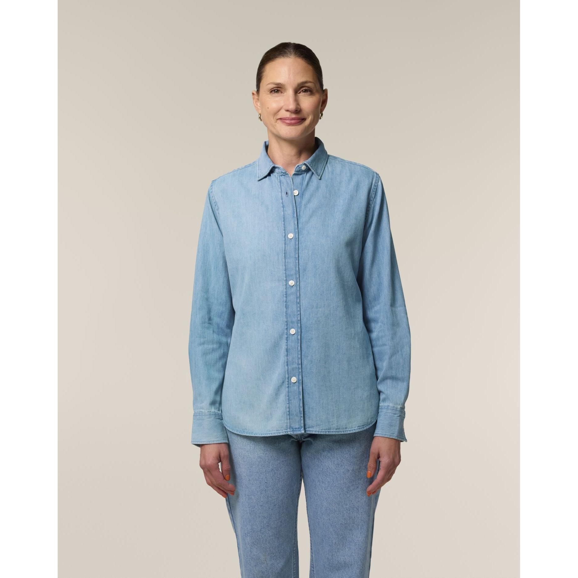 Cămașă pentru femei Stella Denim Light Wash L