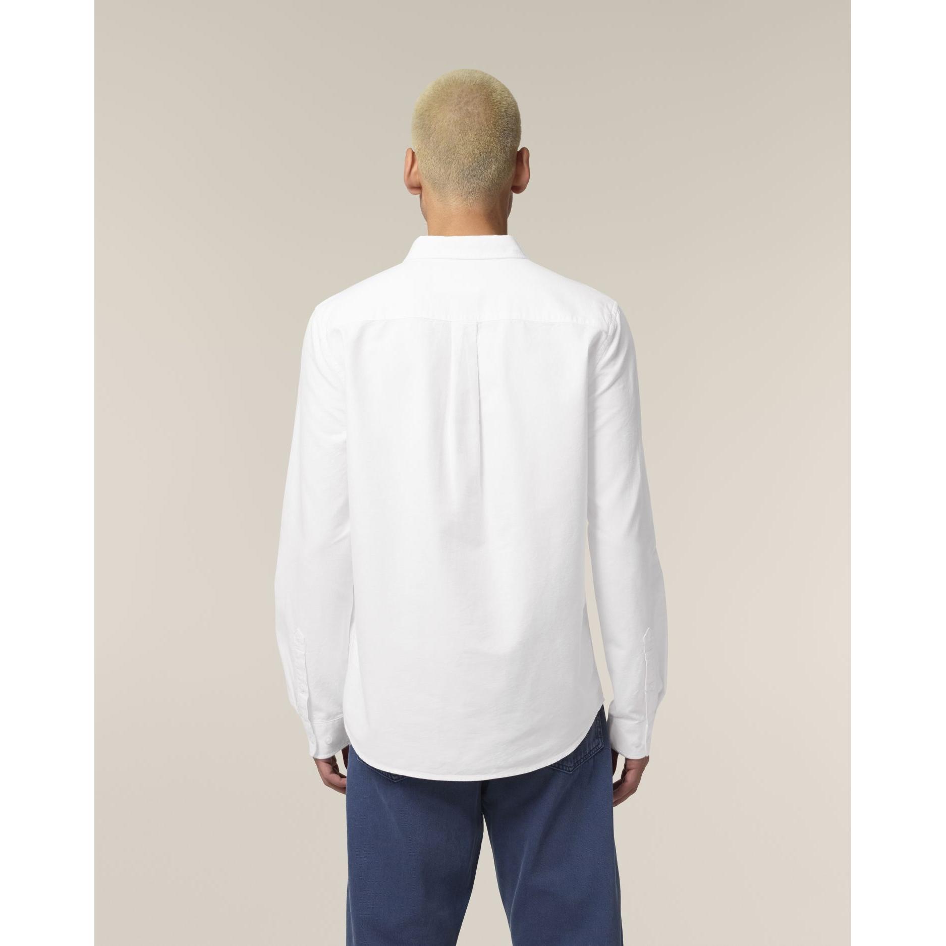 Cămașă pentru bărbați Stanley Oxford White L