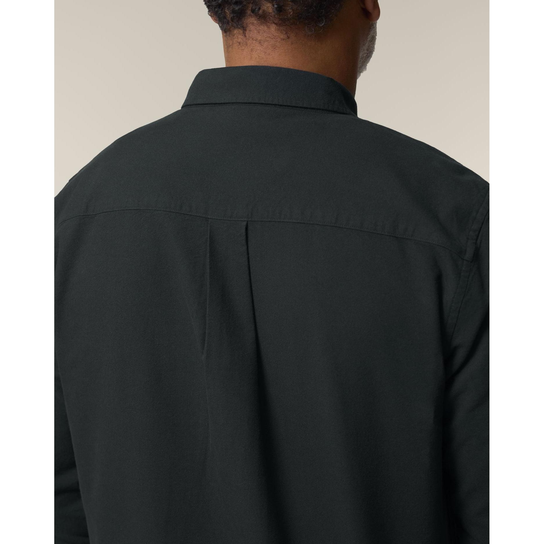 Cămașă pentru bărbați Stanley Oxford Black XXL