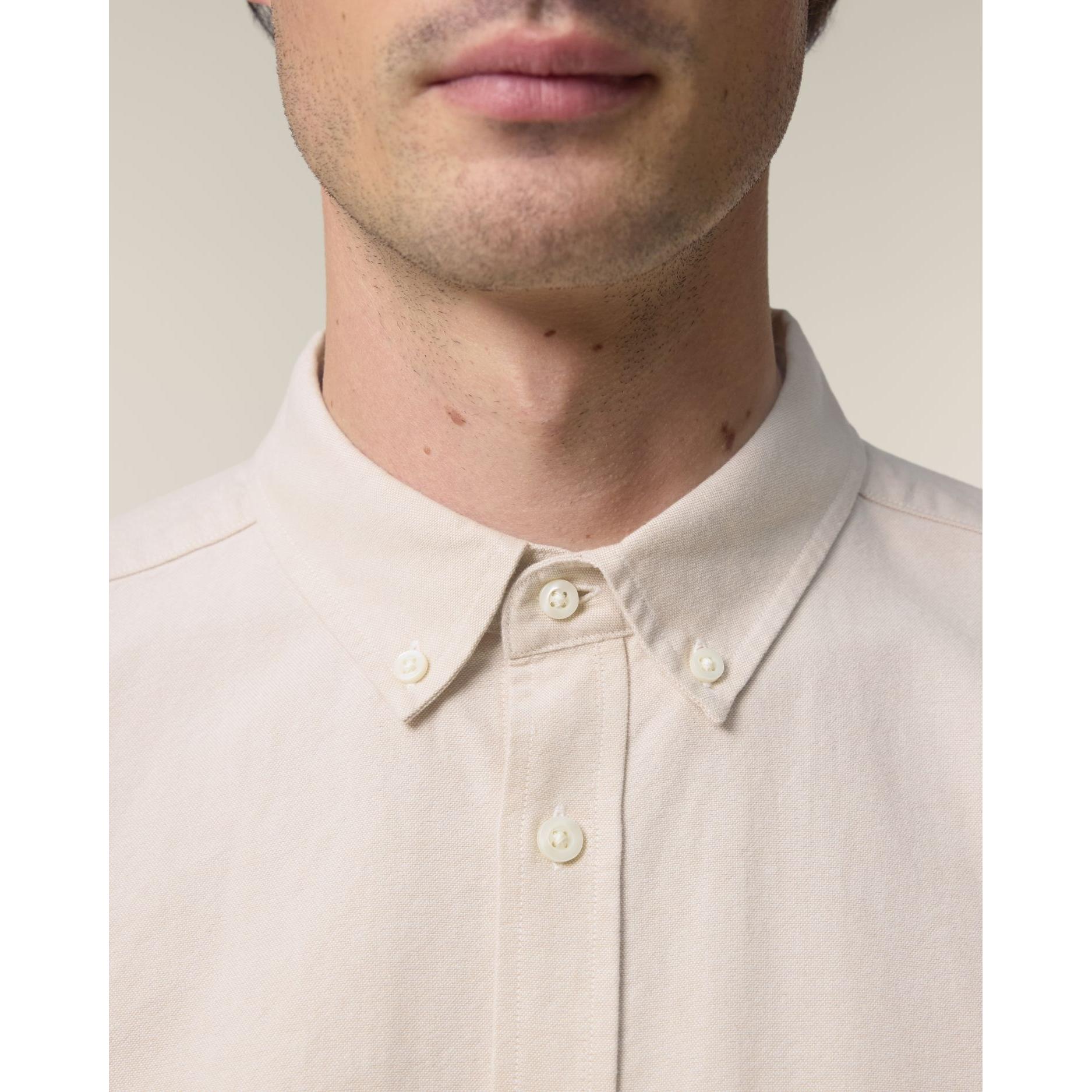 Cămașă pentru bărbați Stanley Oxford Beige Oxford XXL