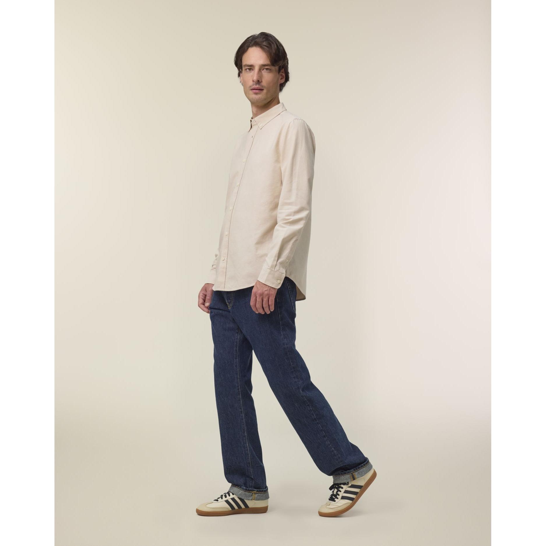 Cămașă pentru bărbați Stanley Oxford Beige Oxford XXL