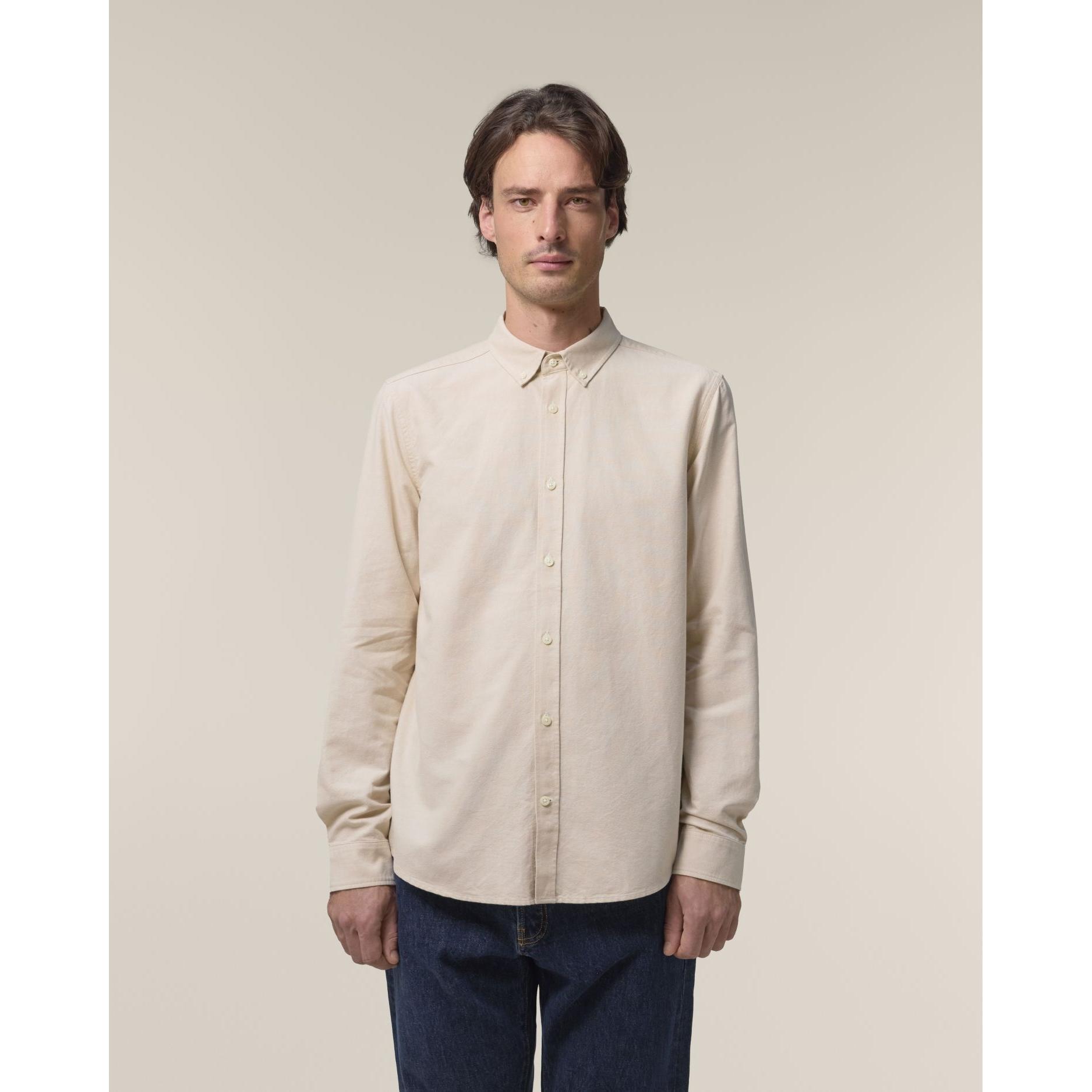 Cămașă pentru bărbați Stanley Oxford Beige Oxford XXL