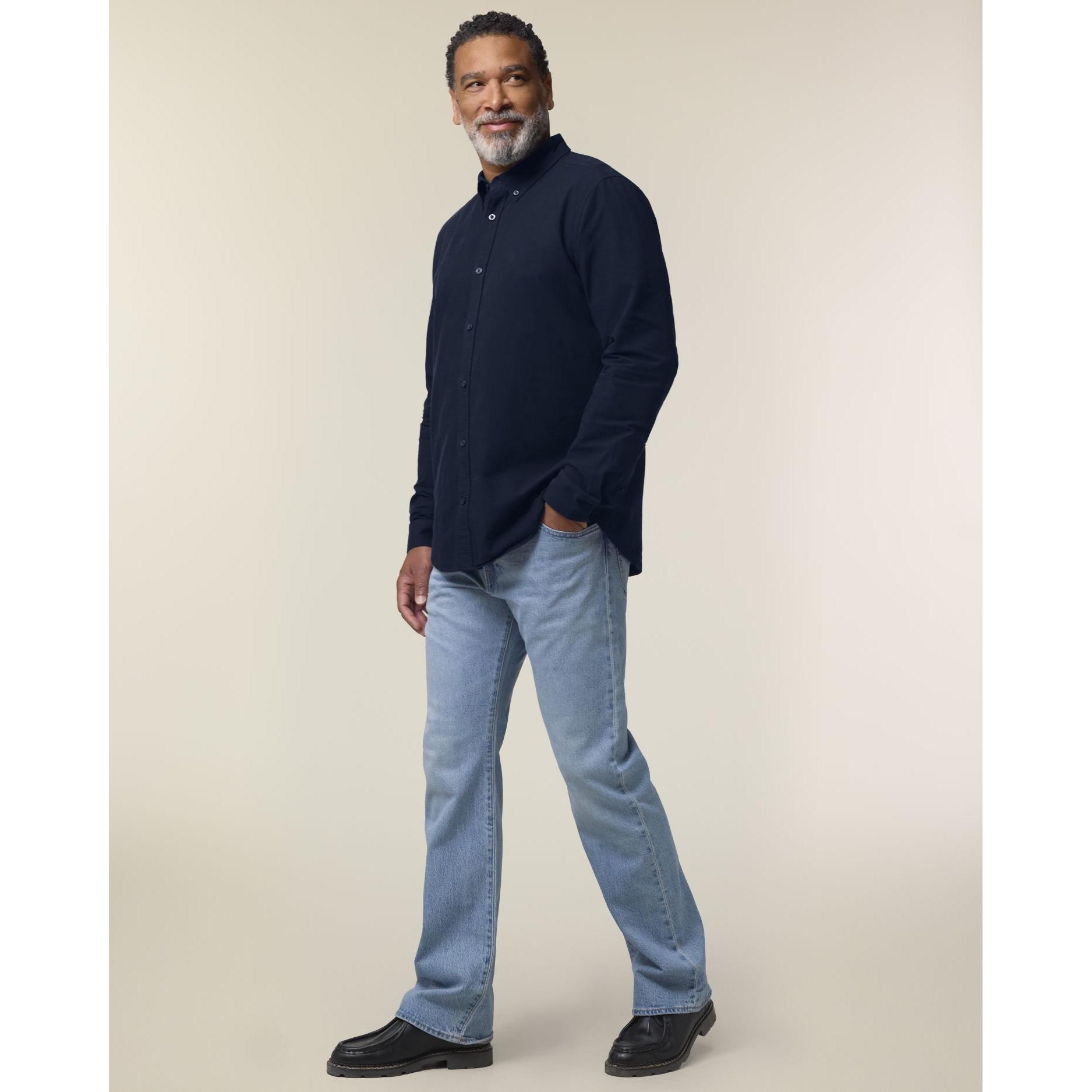 Cămașă pentru bărbați Stanley Oxford French Navy L