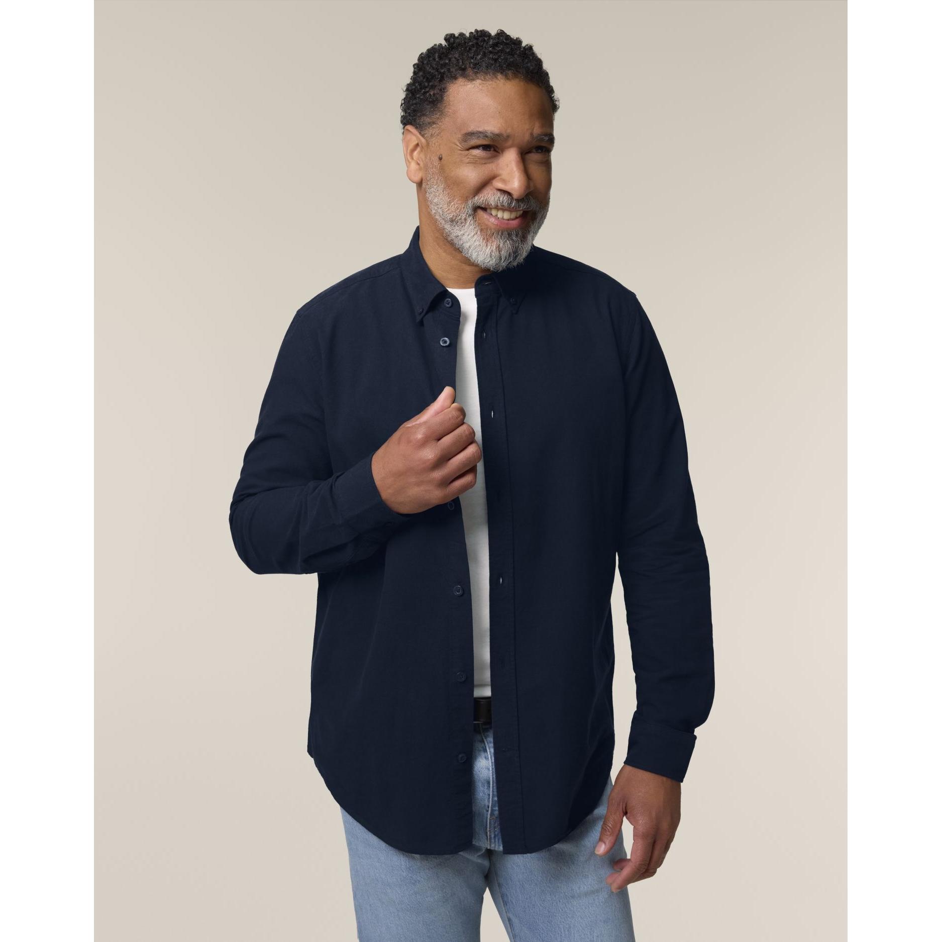 Cămașă pentru bărbați Stanley Oxford French Navy L