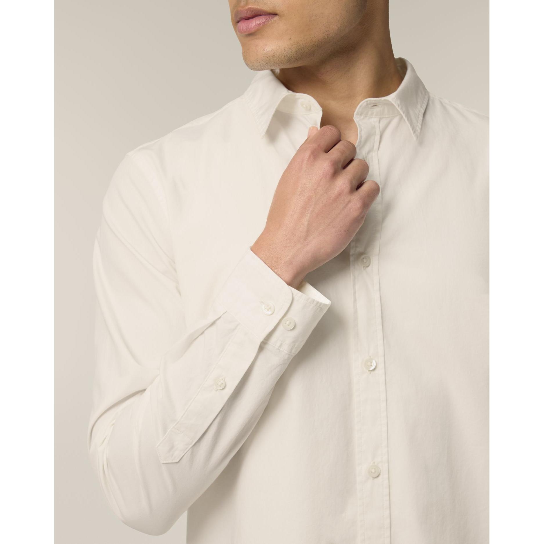 Cămașă pentru bărbați Stanley Styler Cream 5XL