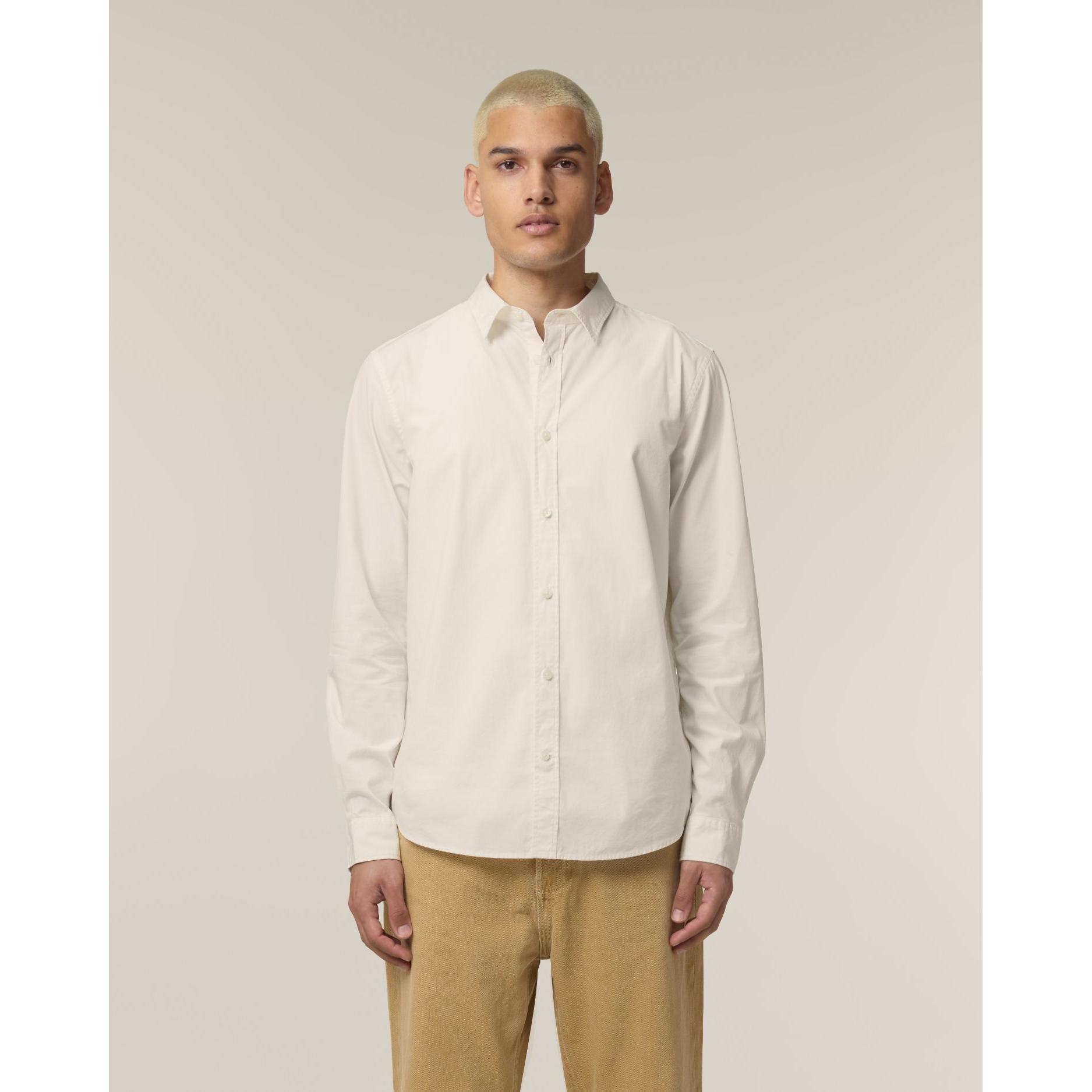 Cămașă pentru bărbați Stanley Styler Cream 5XL