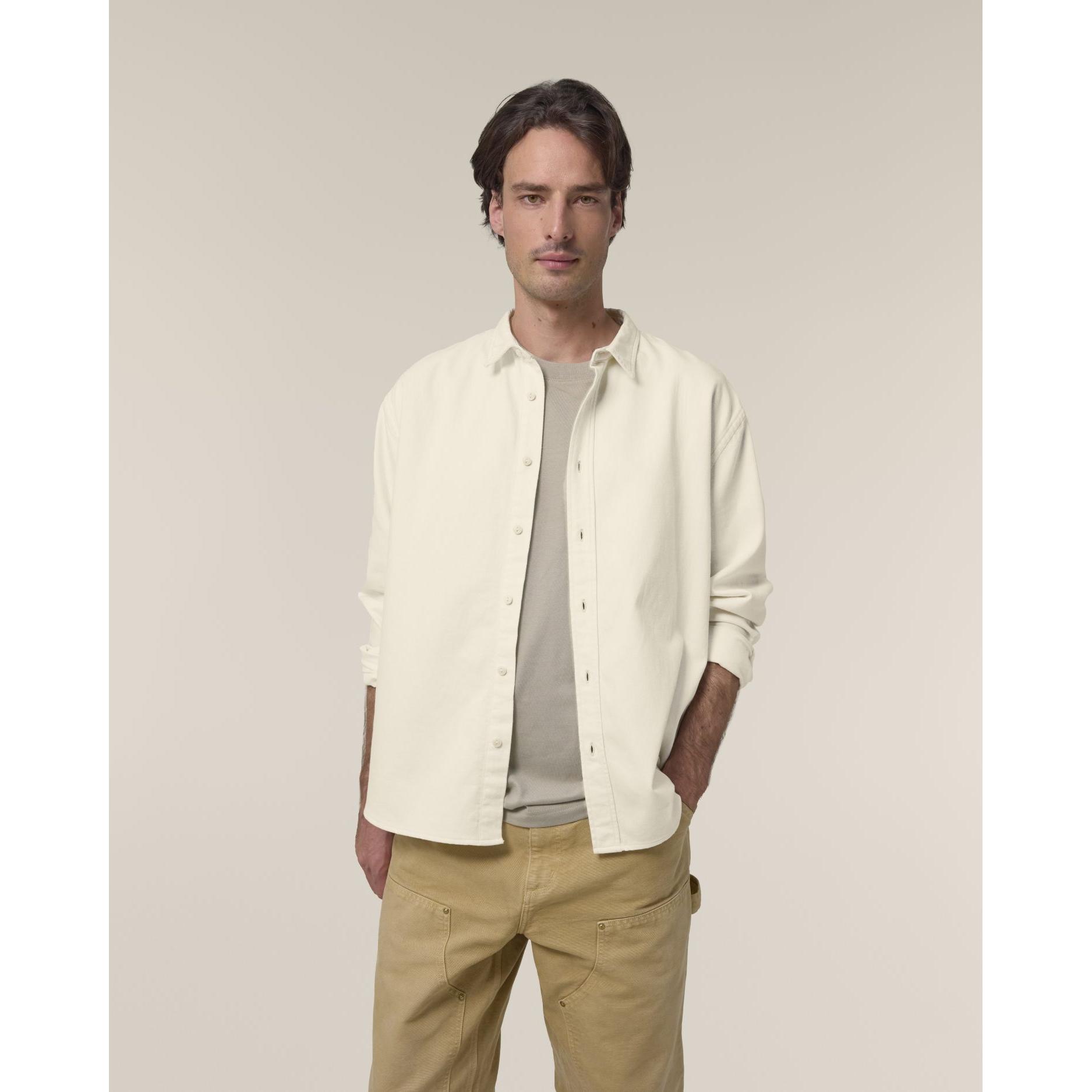 Cămașă unisex Worker Natural Raw S