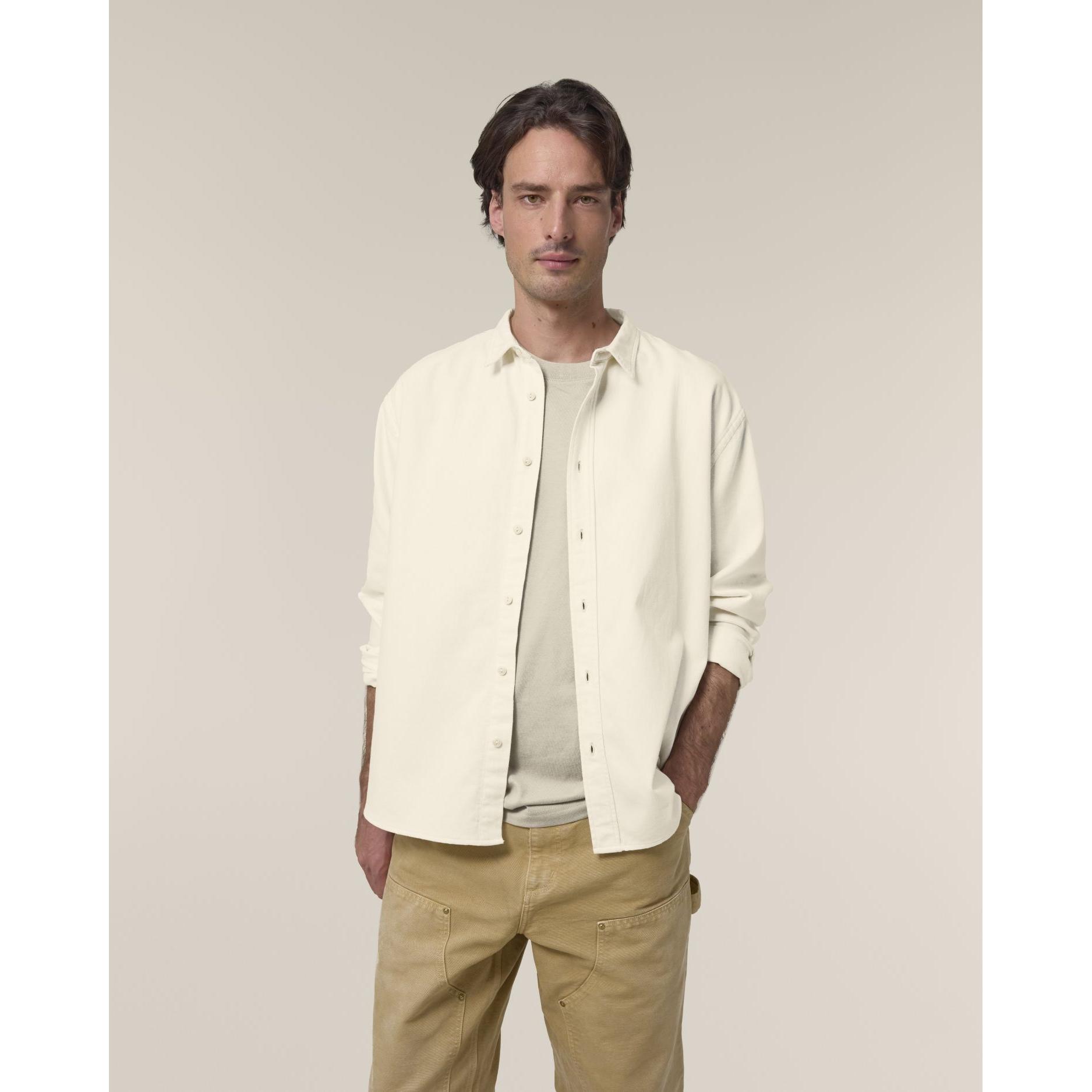 Cămașă unisex Worker Natural Raw S