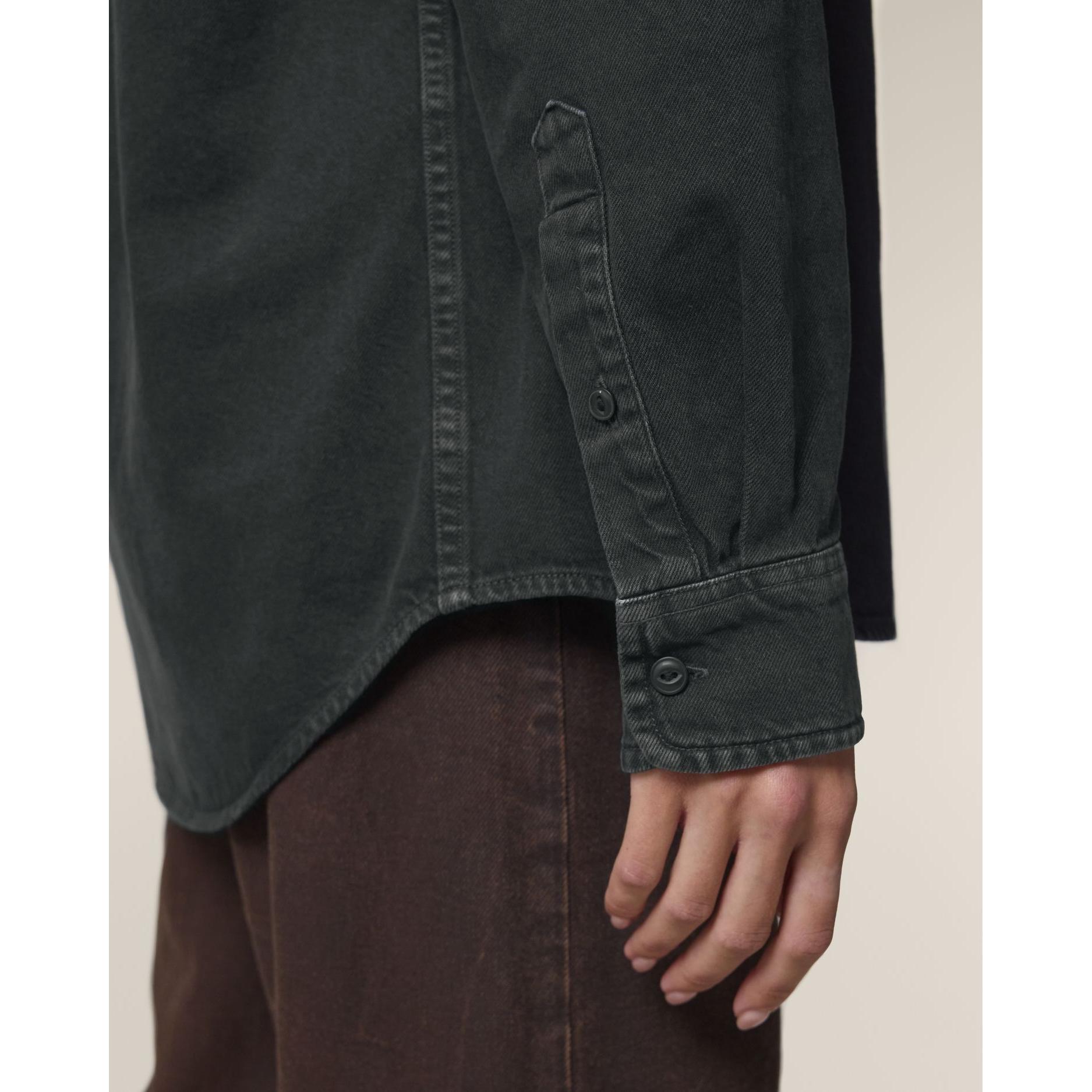 Cămașă unisex Worker G. Dyed Black Rock M