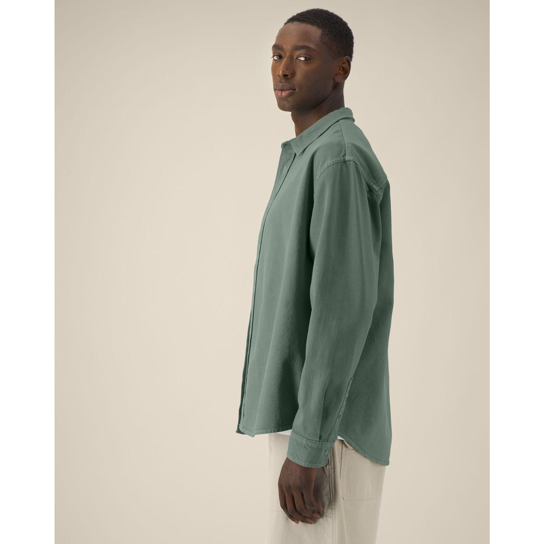 Cămașă unisex Worker G. Dyed Green Bay XS